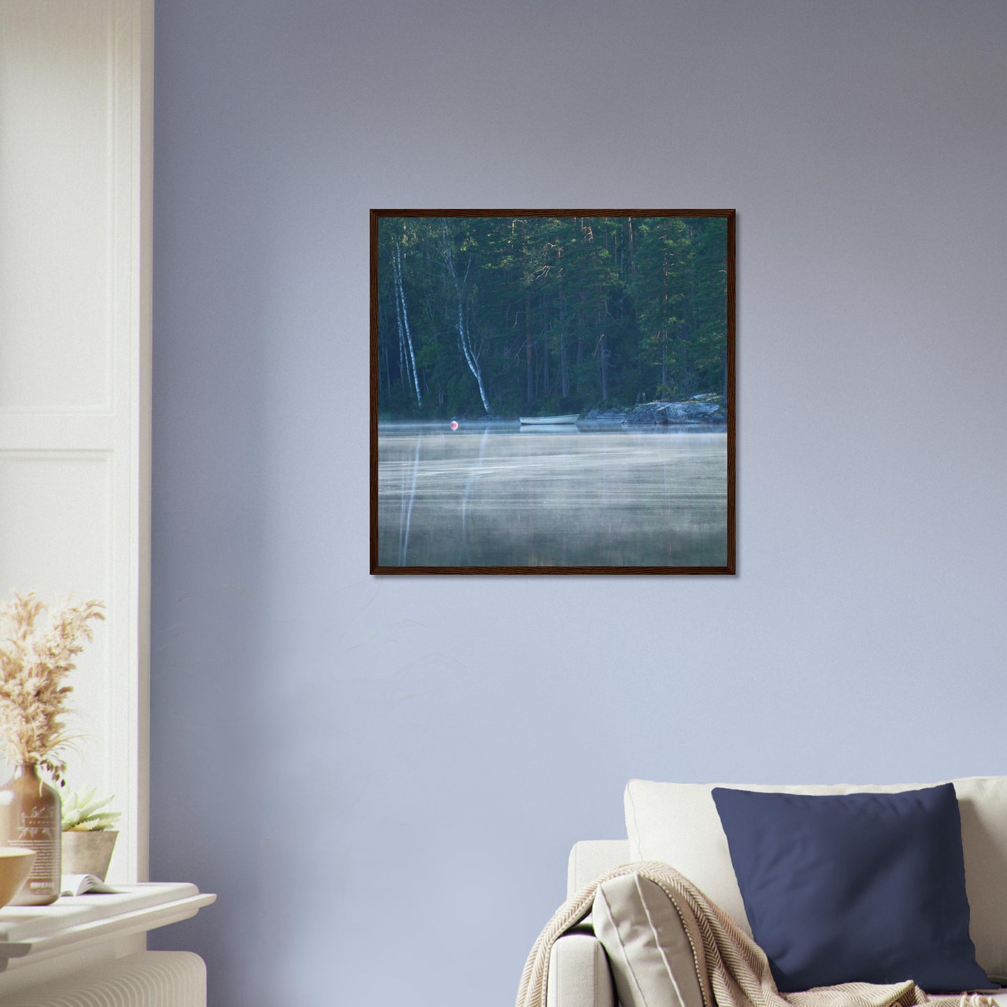 Misty Morning Calm - Framed Poster - JDivine