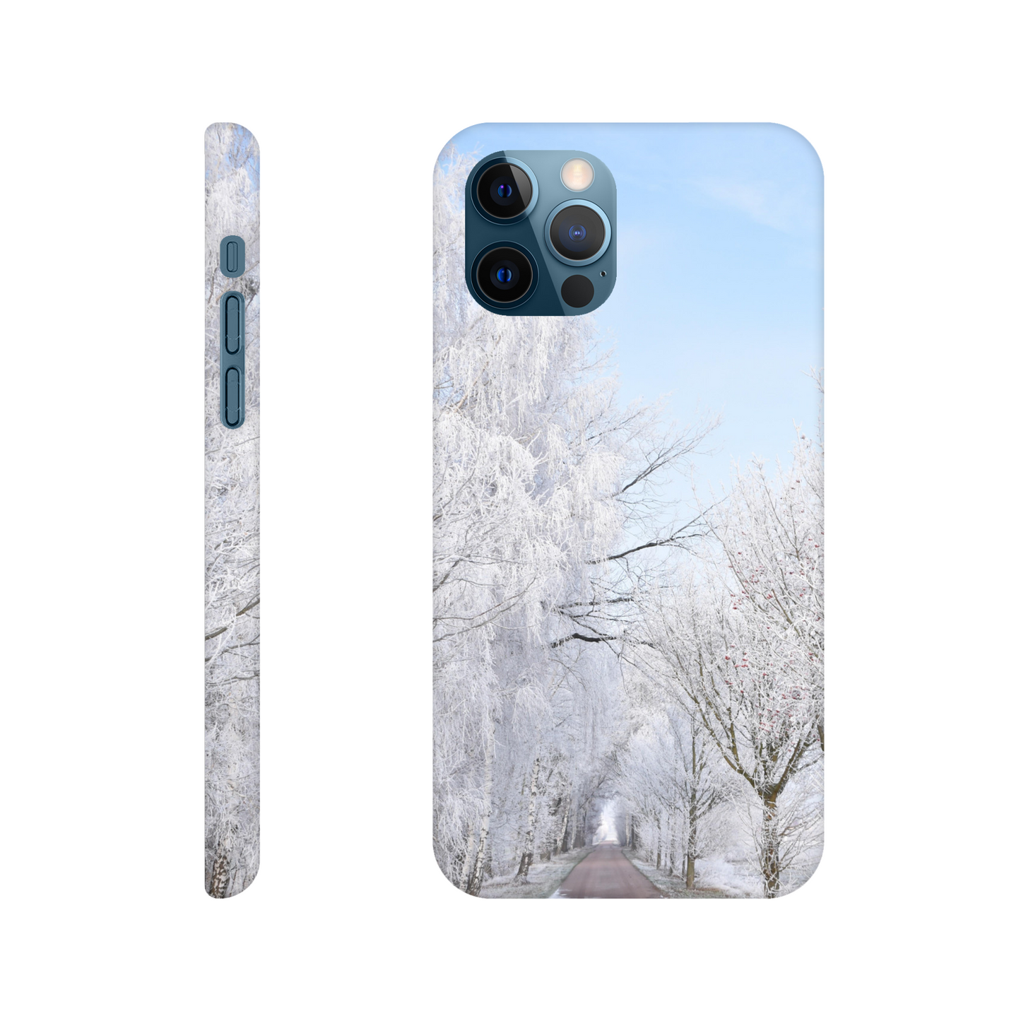 Winter’s Silent Path - Slim Phone Case - JDivine