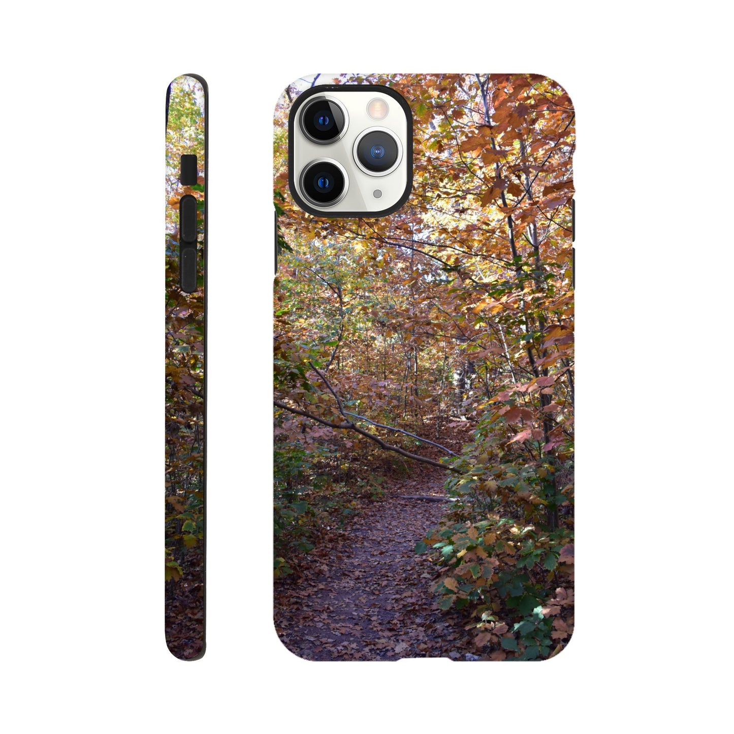 Pathway of Leaves – Tough Phone Case - JDivine