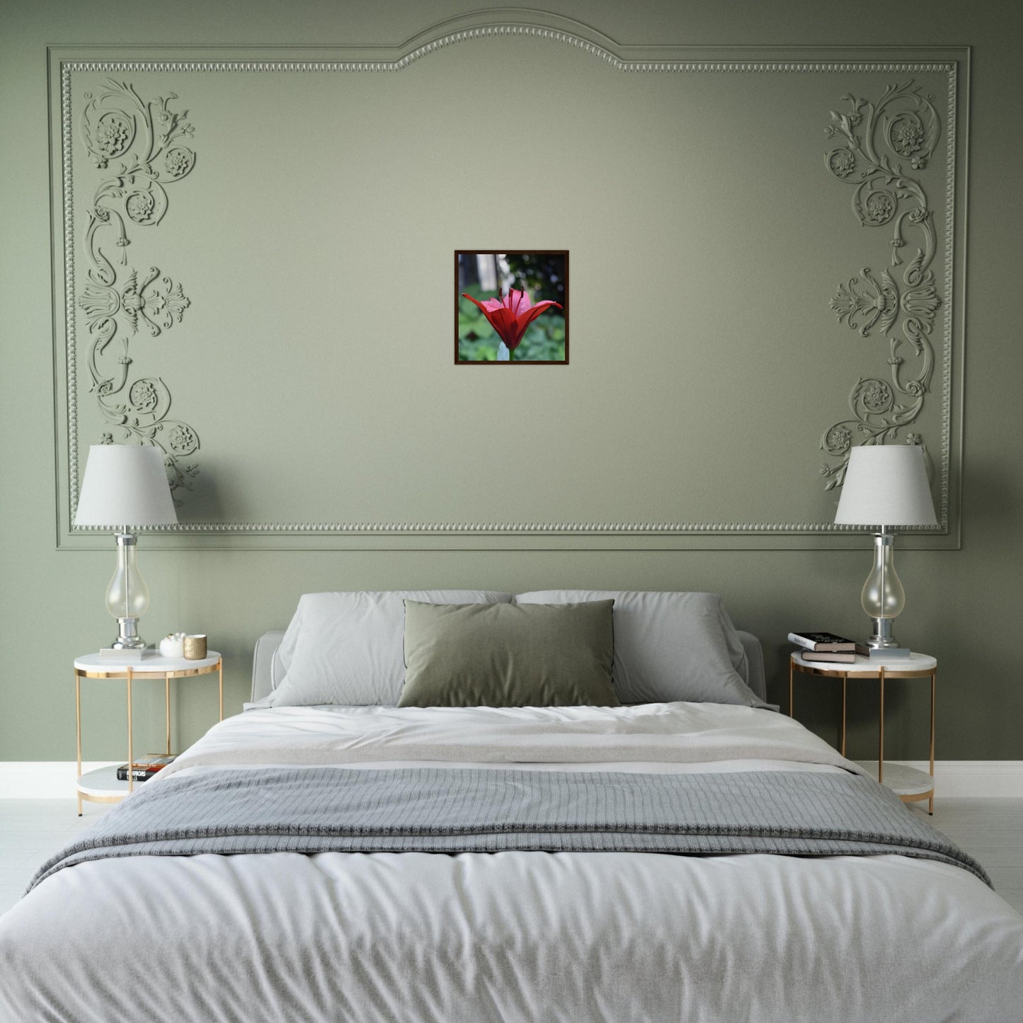 Crimson Embrace - Framed Poster - JDivine