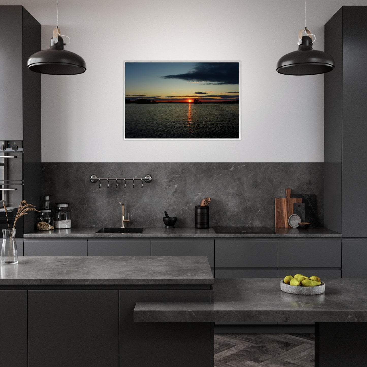 Serene Sunrise - Framed Poster - JDivine