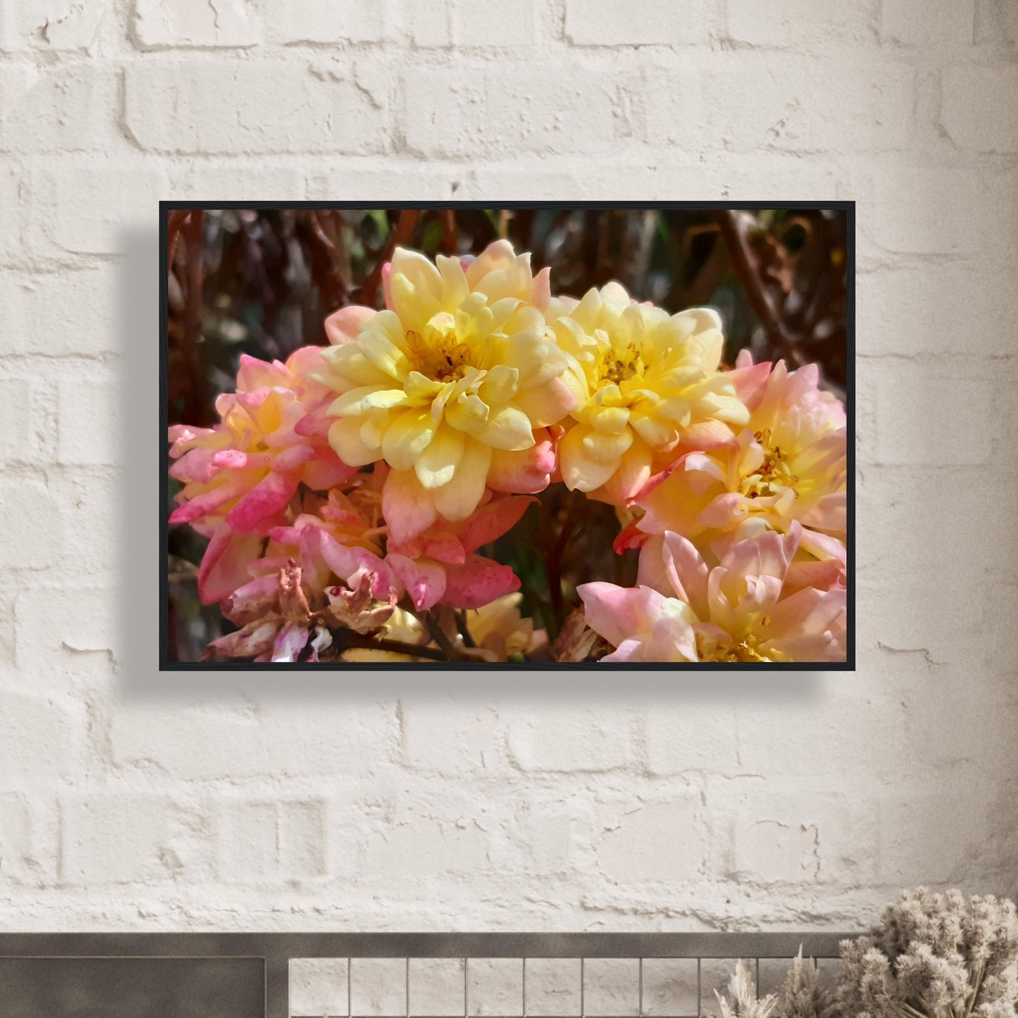 Soft Bloom Harmony - Framed Poster - JDivine