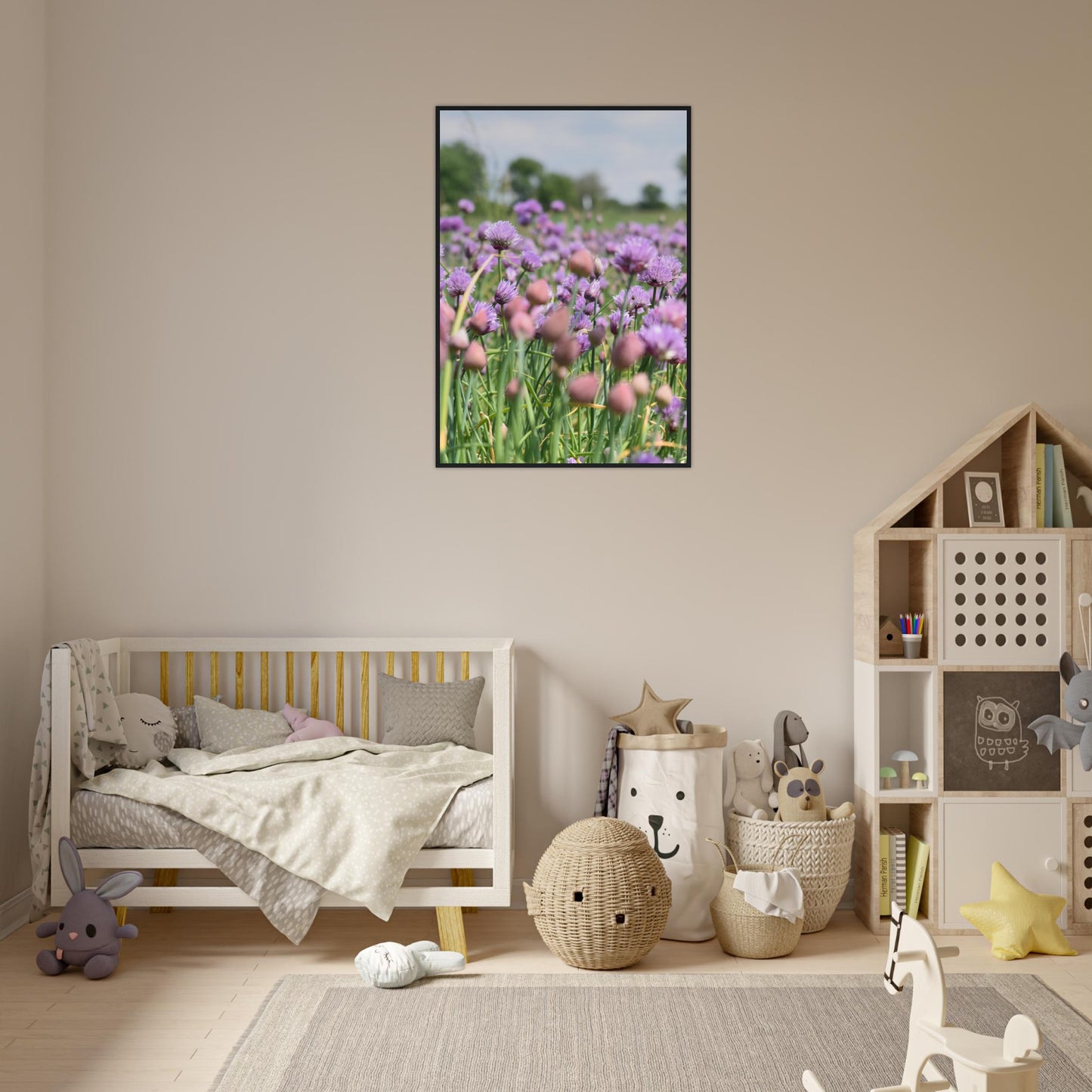 Purple Bloom Whispers - Framed Poster - JDivine