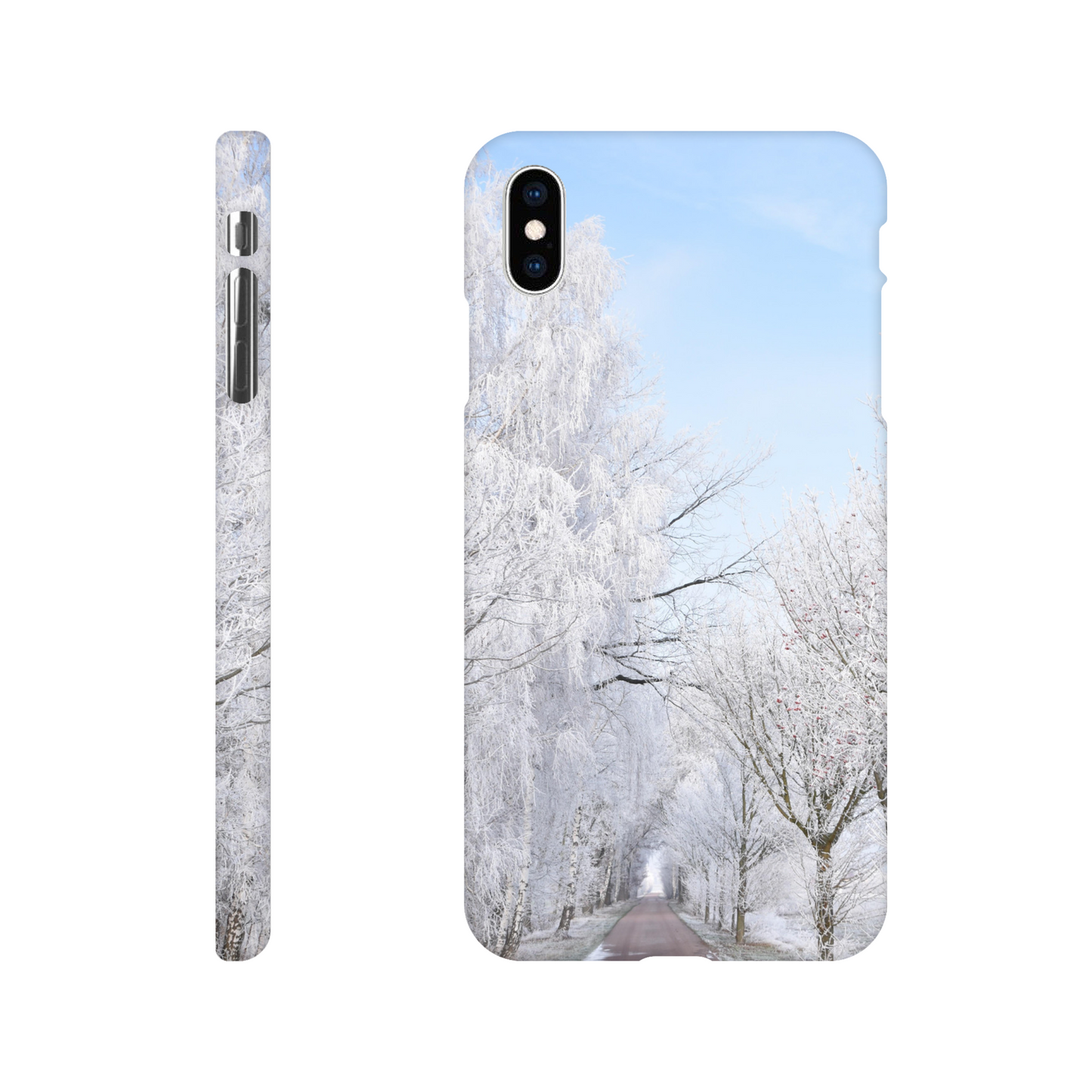 Winter’s Silent Path - Slim Phone Case - JDivine