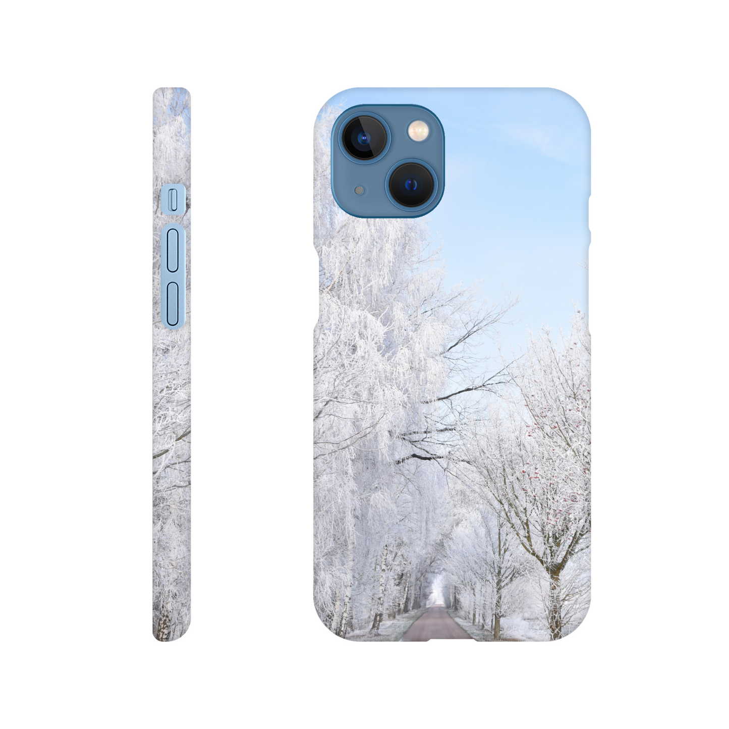Winter’s Silent Path - Slim Phone Case - JDivine