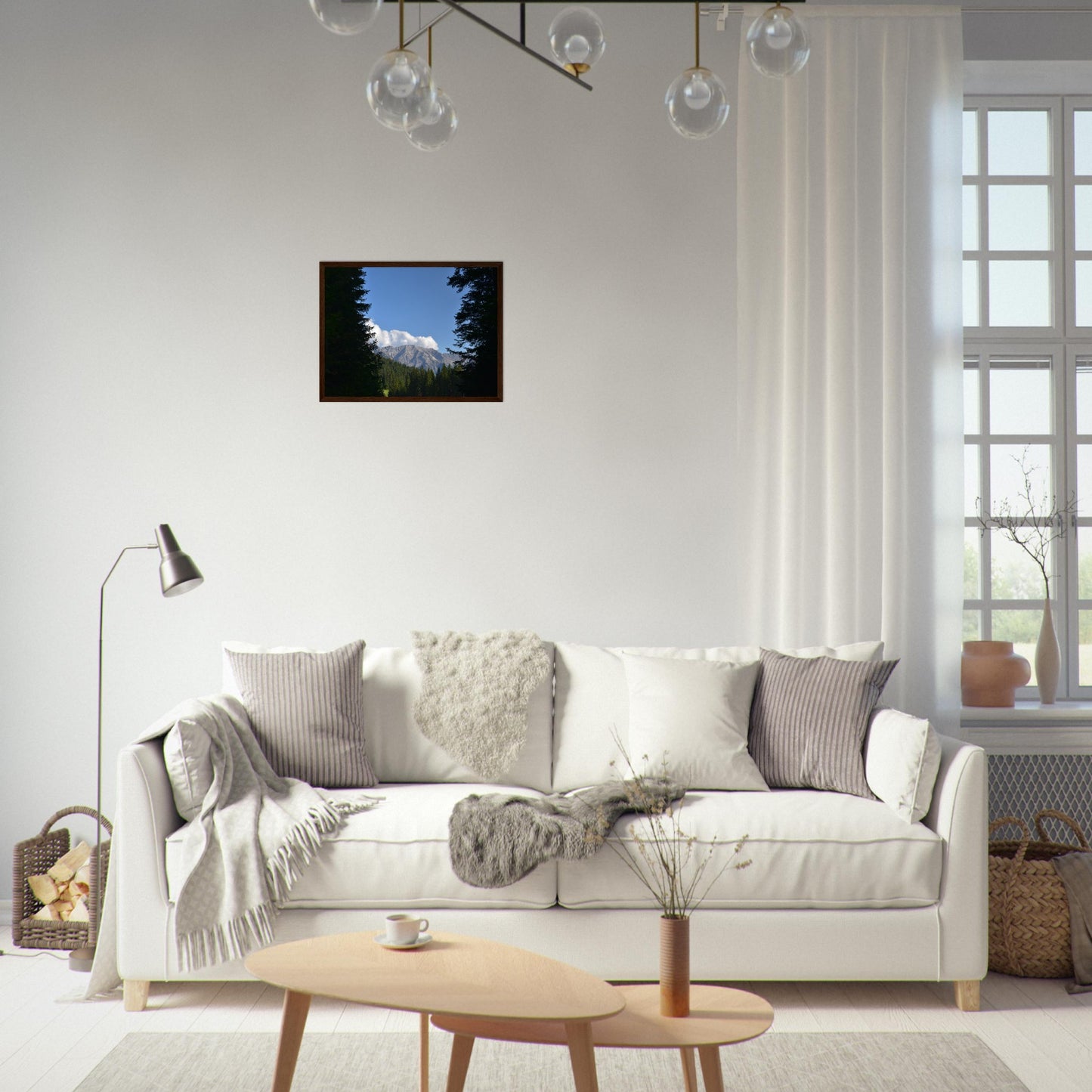 Framed Peaks - Framed Poster - JDivine