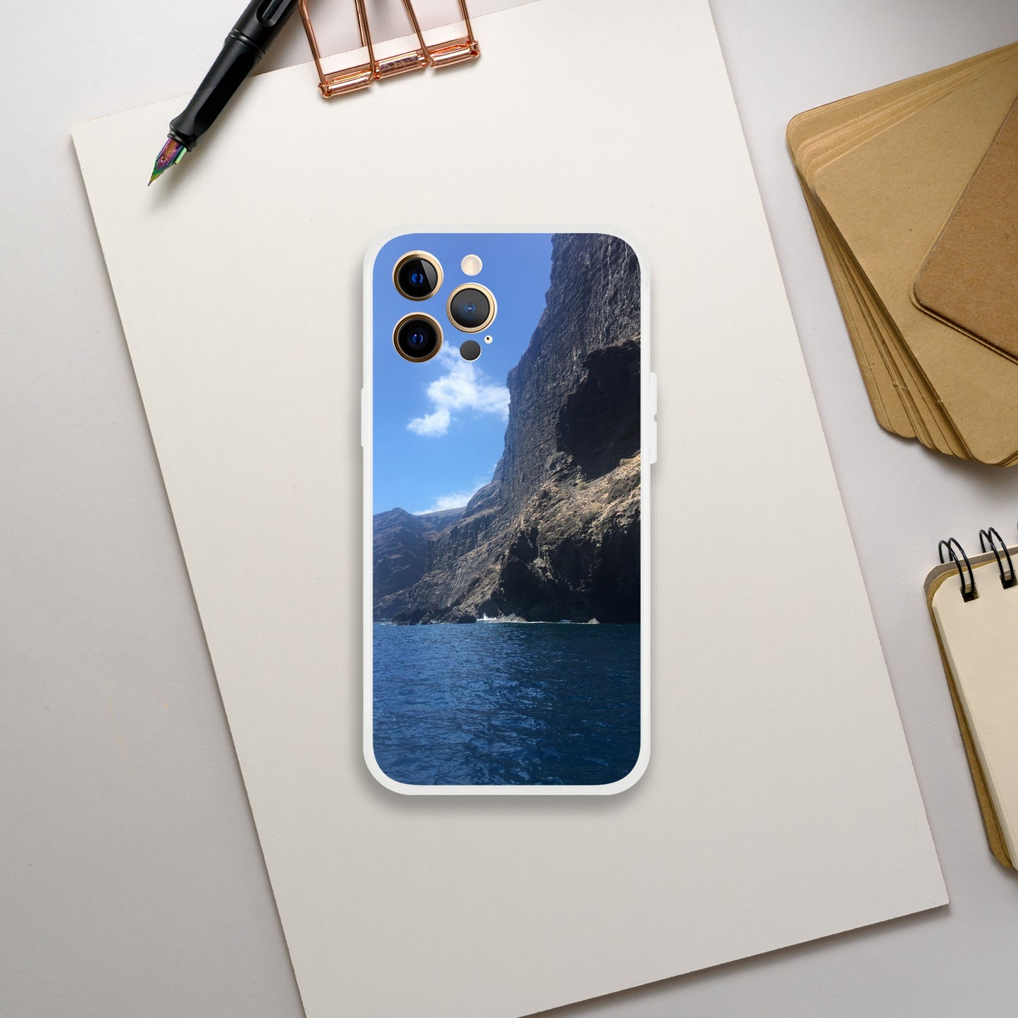Azure Cliffs Encounter - Flexi Phone Case - JDivine