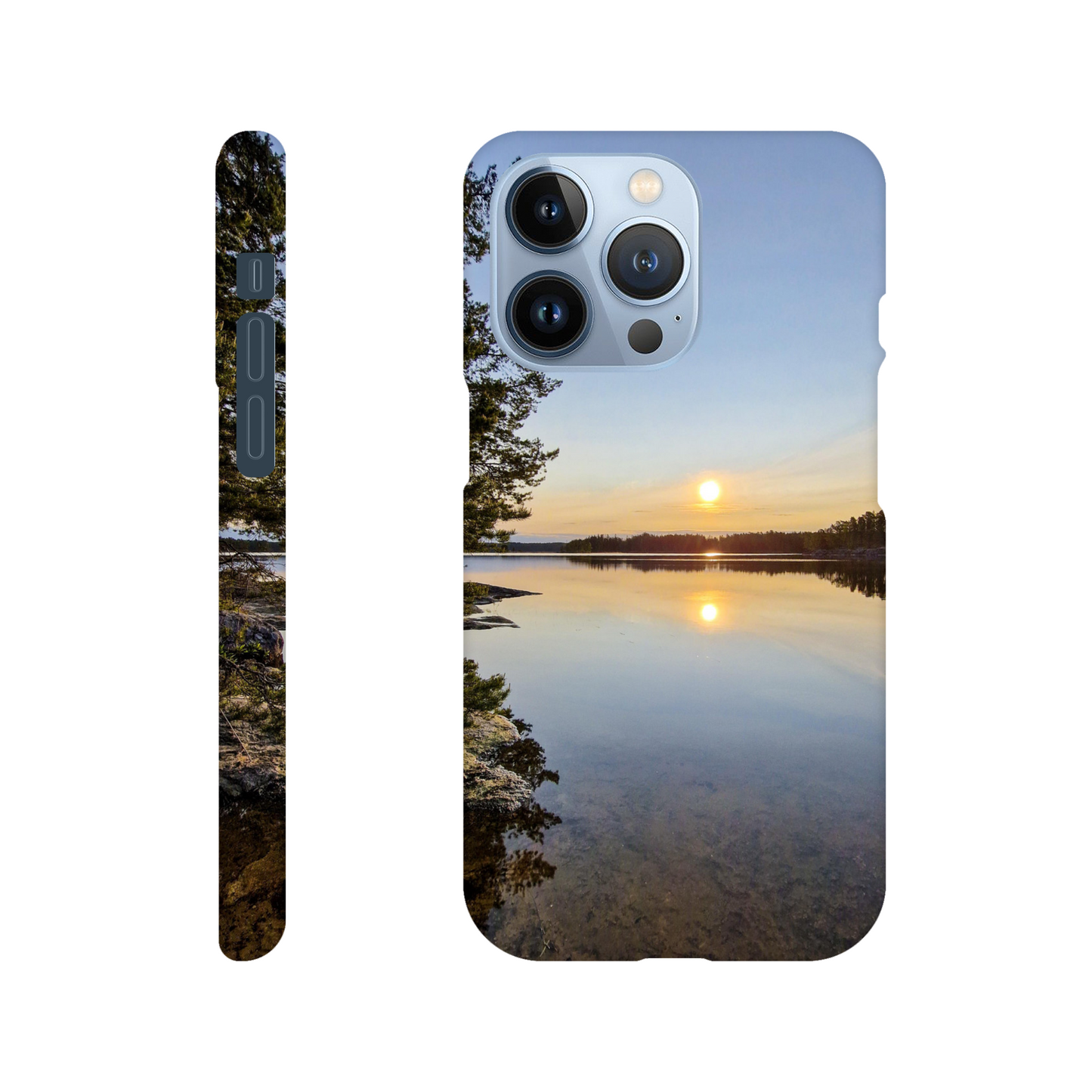Calm Lake Serenity - Slim Phone Case - JDivine