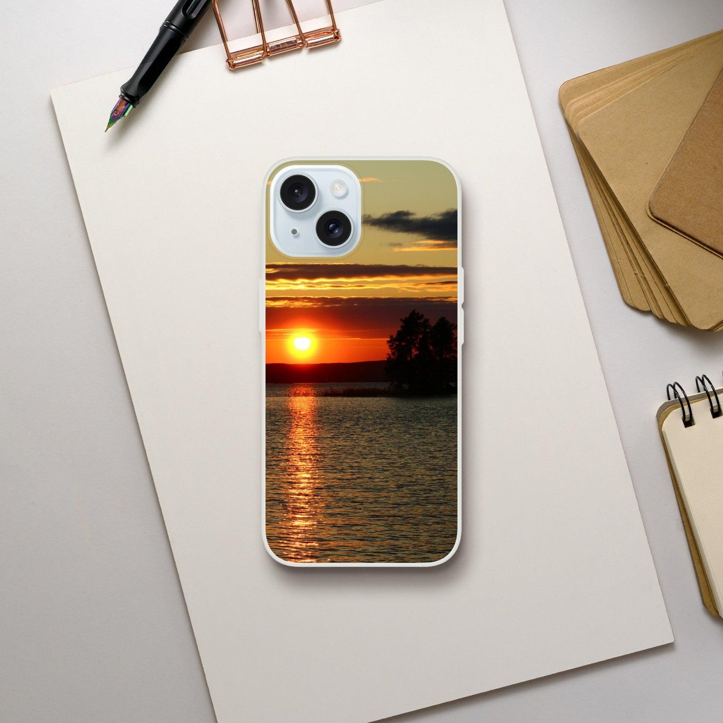 Radiant Sunset Waters - Flexi Phone Case - JDivine