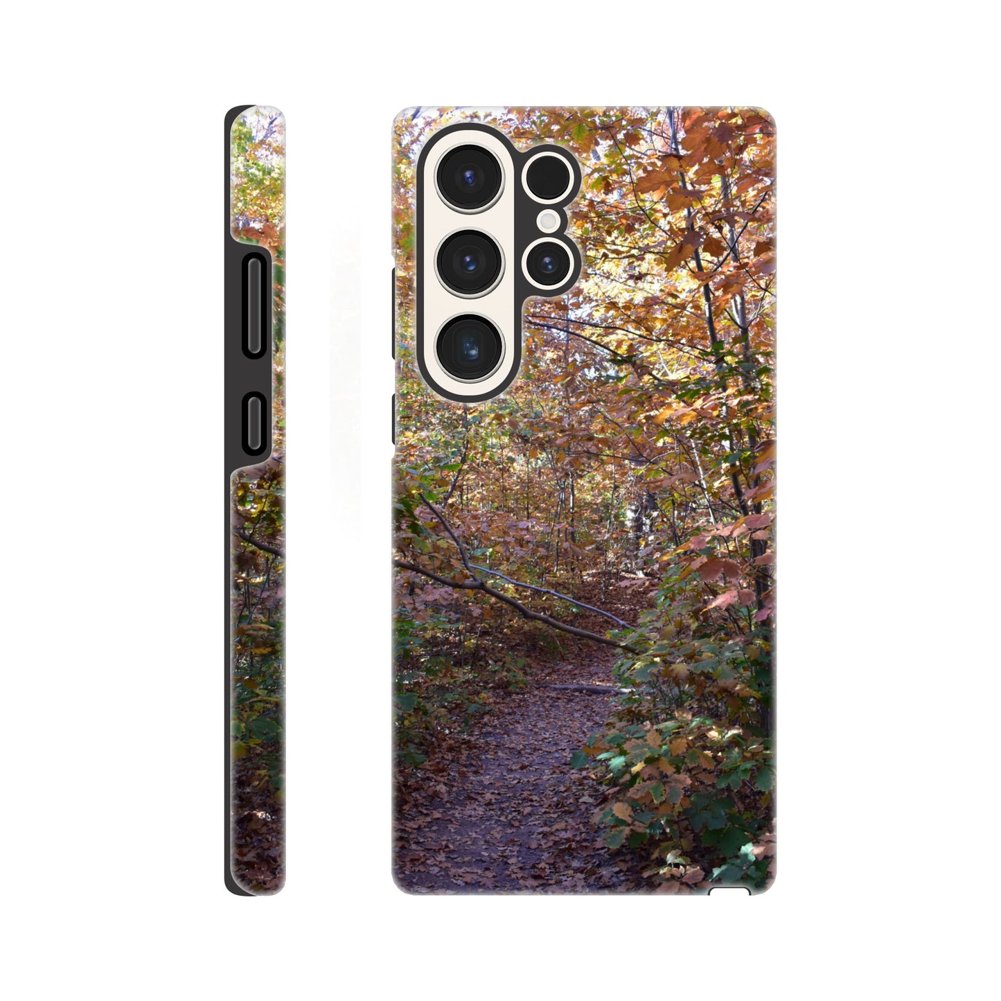 Pathway of Leaves – Tough Phone Case - JDivine