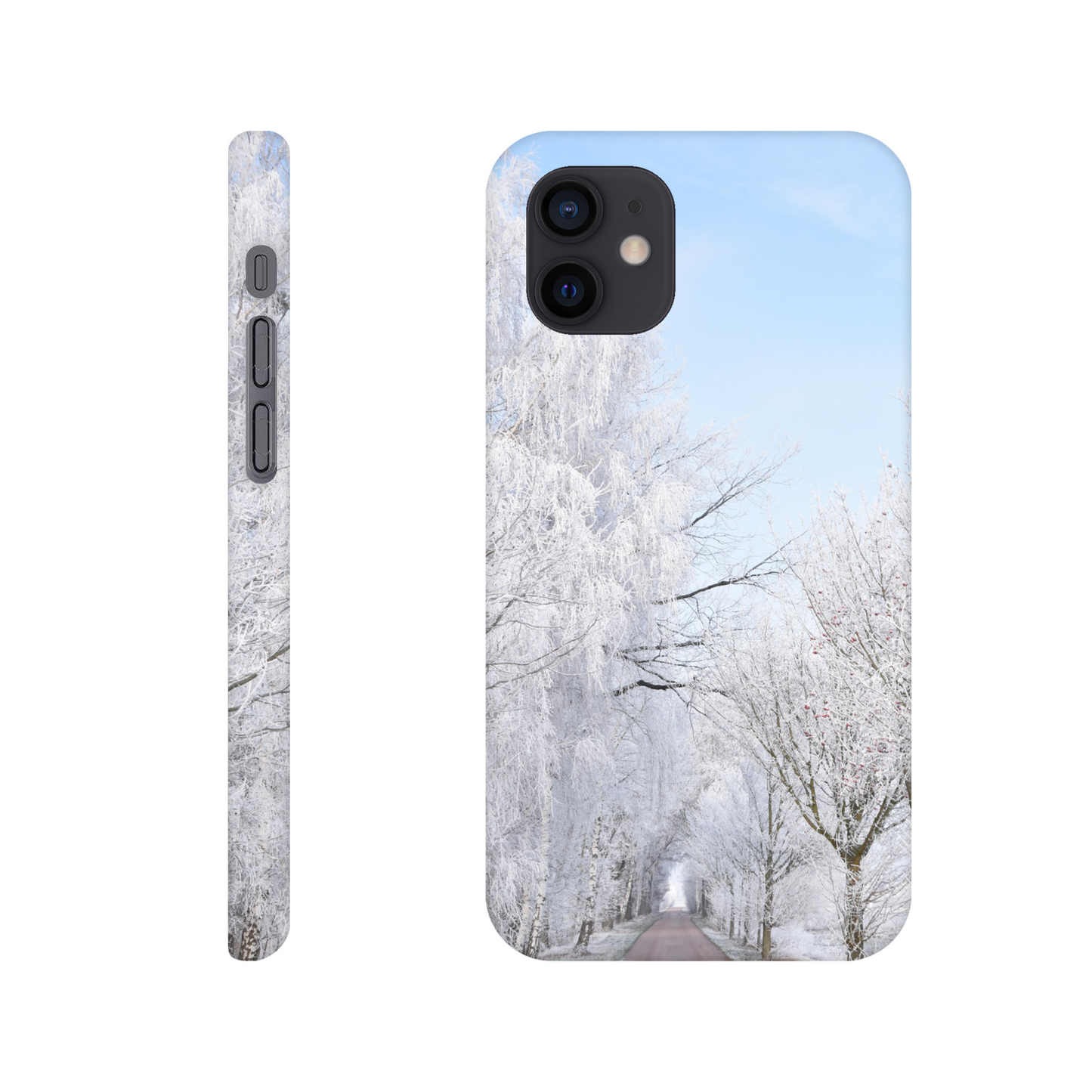 Winter’s Silent Path - Slim Phone Case - JDivine