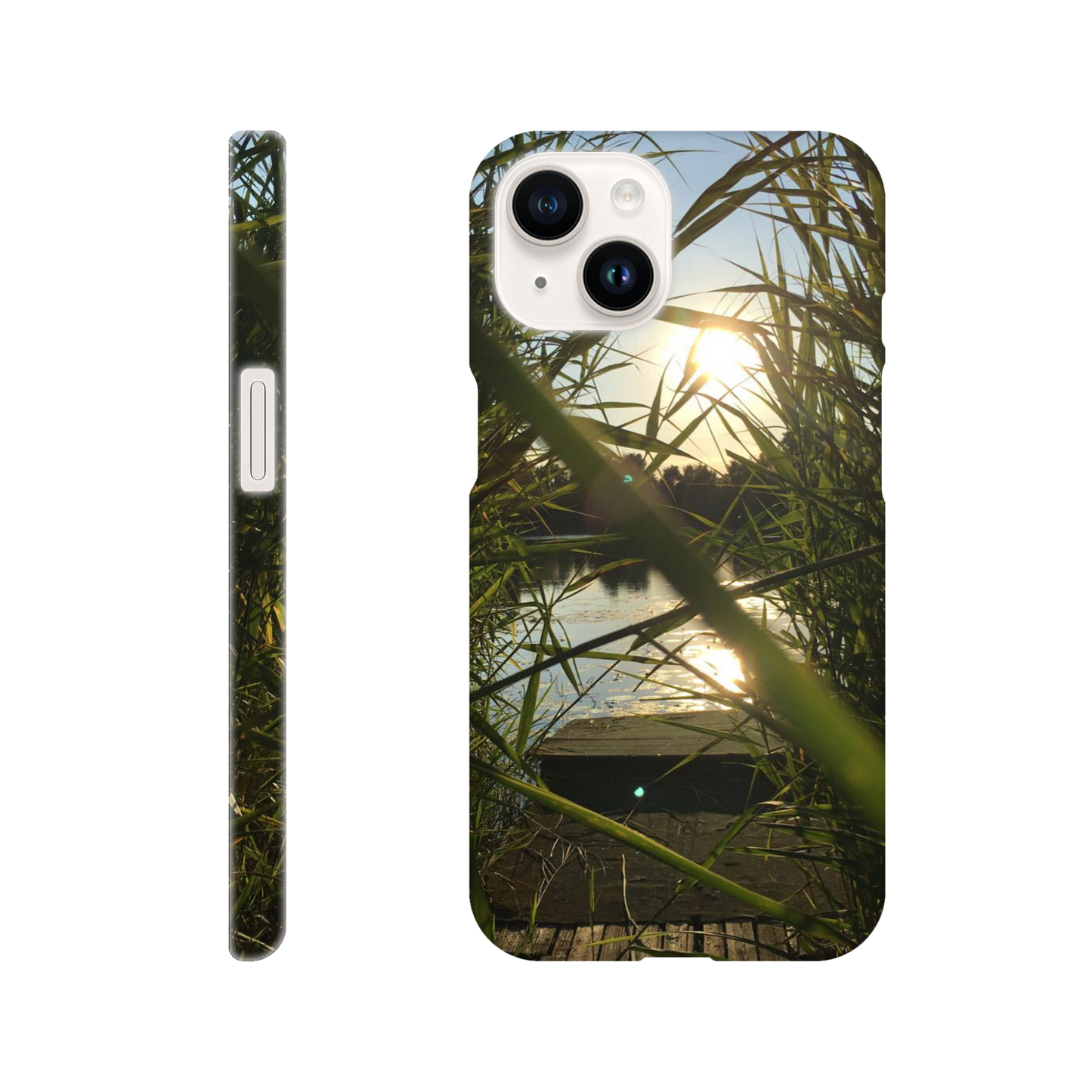 Golden Reed Passage - Slim Phone Case - JDivine