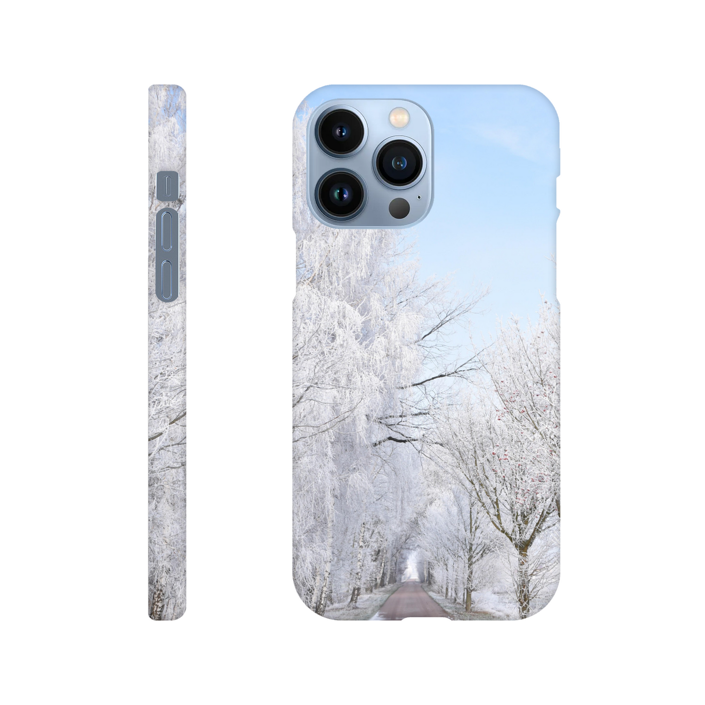 Winter’s Silent Path - Slim Phone Case - JDivine