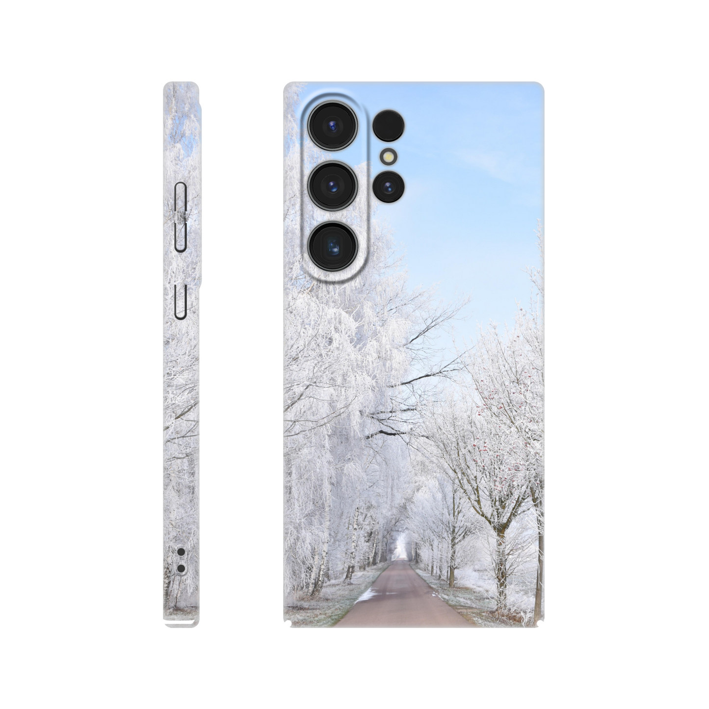 Winter’s Silent Path - Slim Phone Case - JDivine