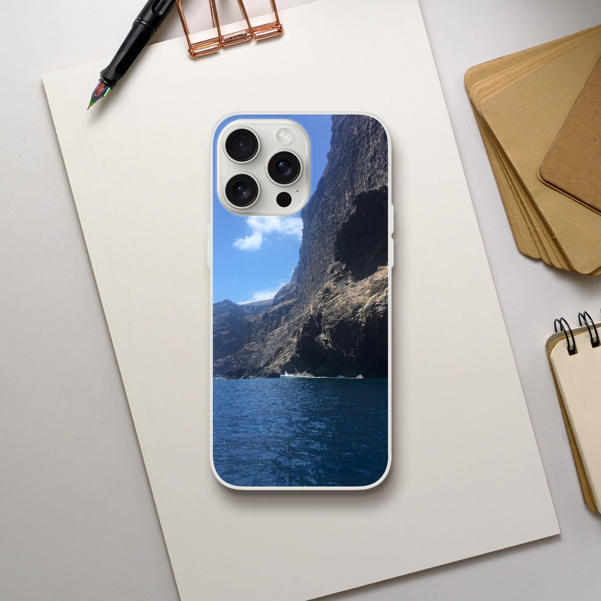 Azure Cliffs Encounter - Flexi Phone Case - JDivine