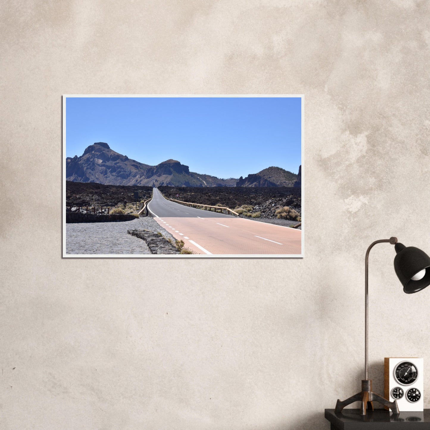 Volcanic Road to the Unknown - Framed Poster - JDivine