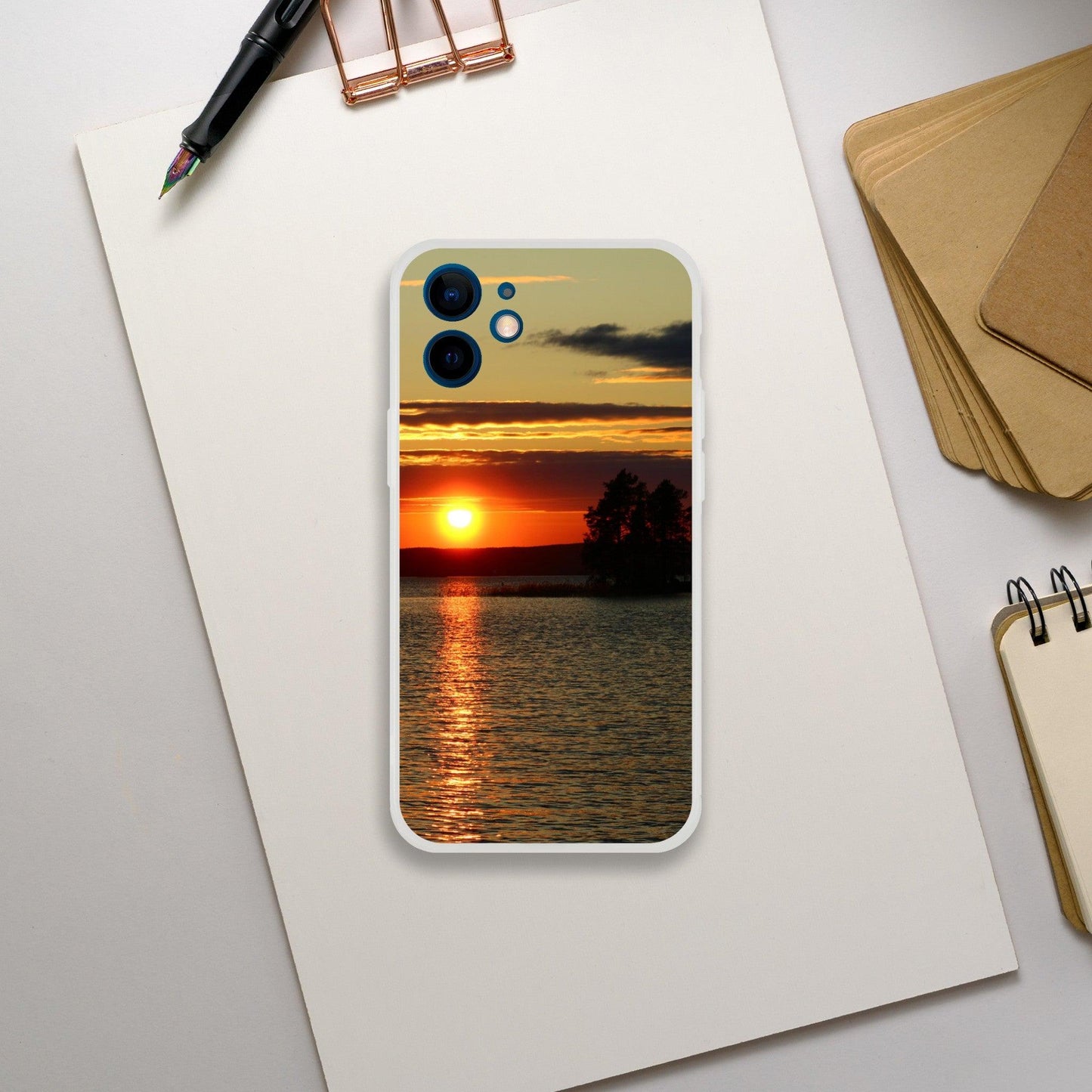 Radiant Sunset Waters - Flexi Phone Case - JDivine