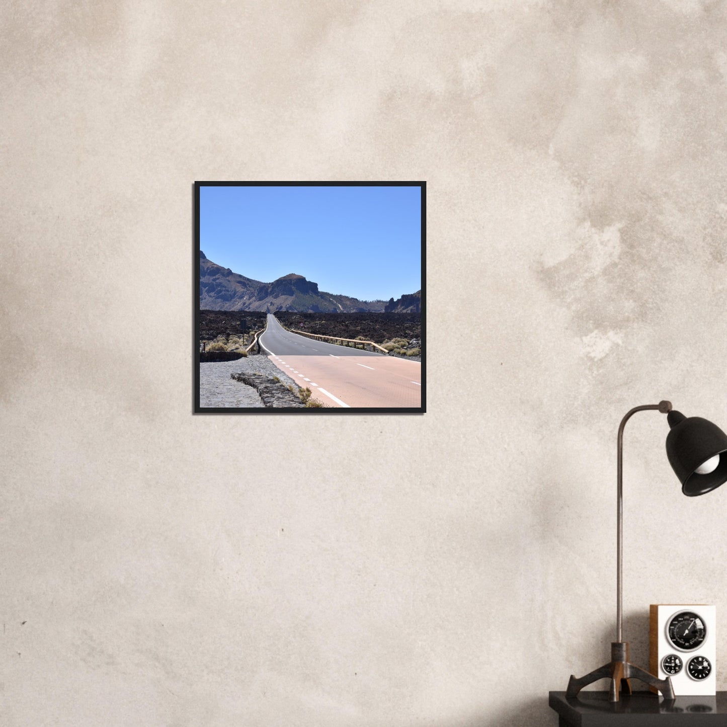 Volcanic Road to the Unknown - Framed Poster - JDivine