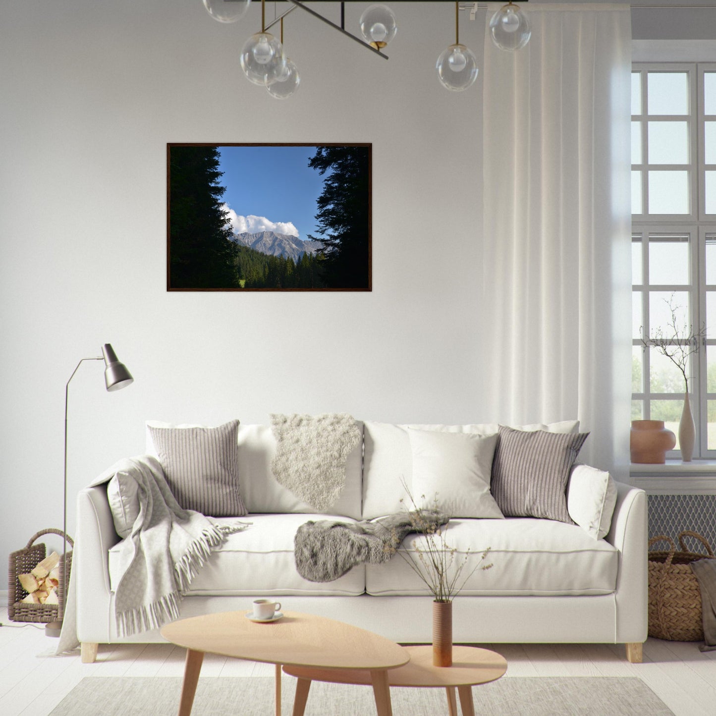 Framed Peaks - Framed Poster - JDivine