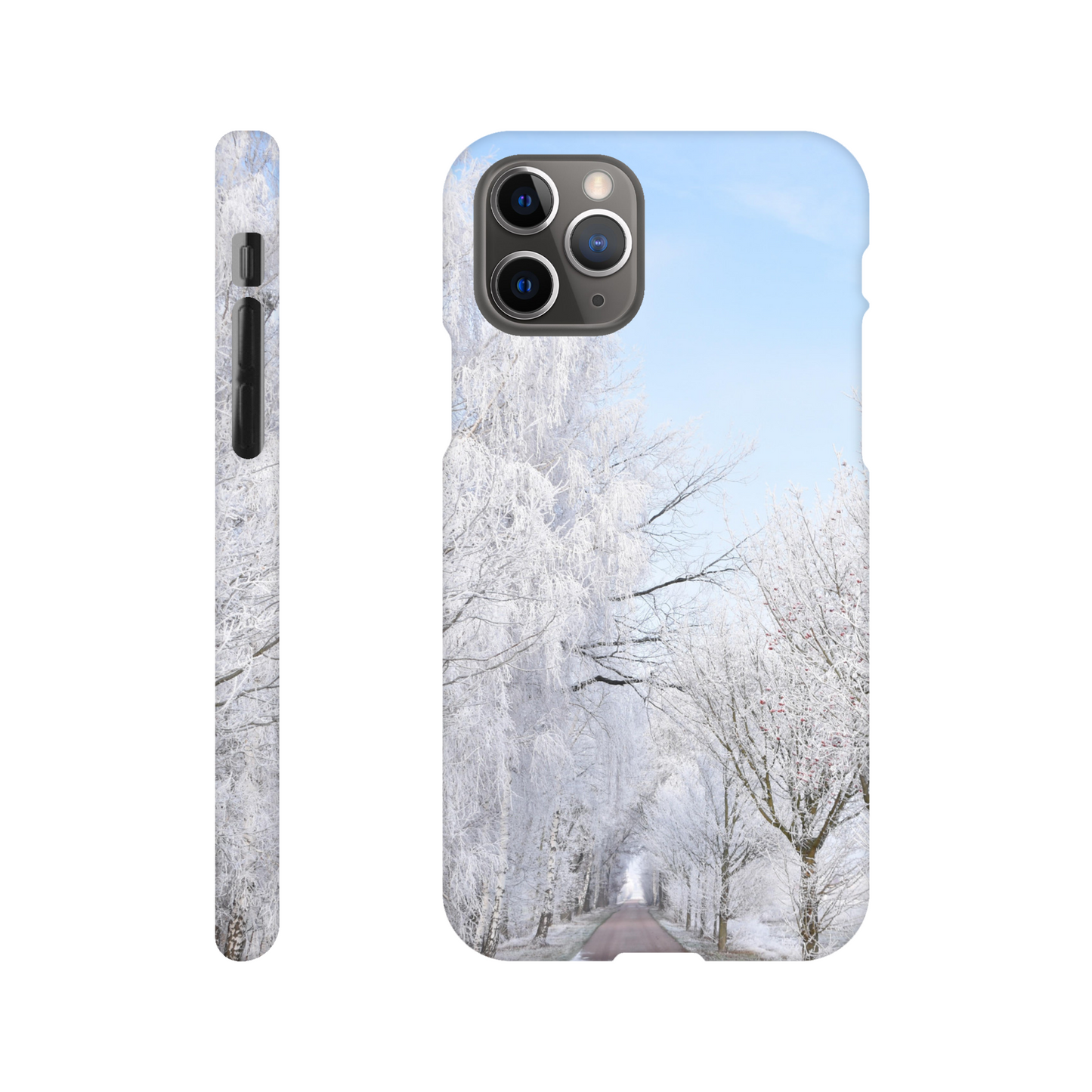 Winter’s Silent Path - Slim Phone Case - JDivine