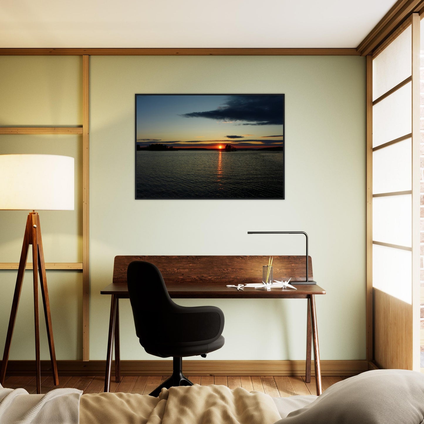 Serene Sunrise - Framed Poster - JDivine