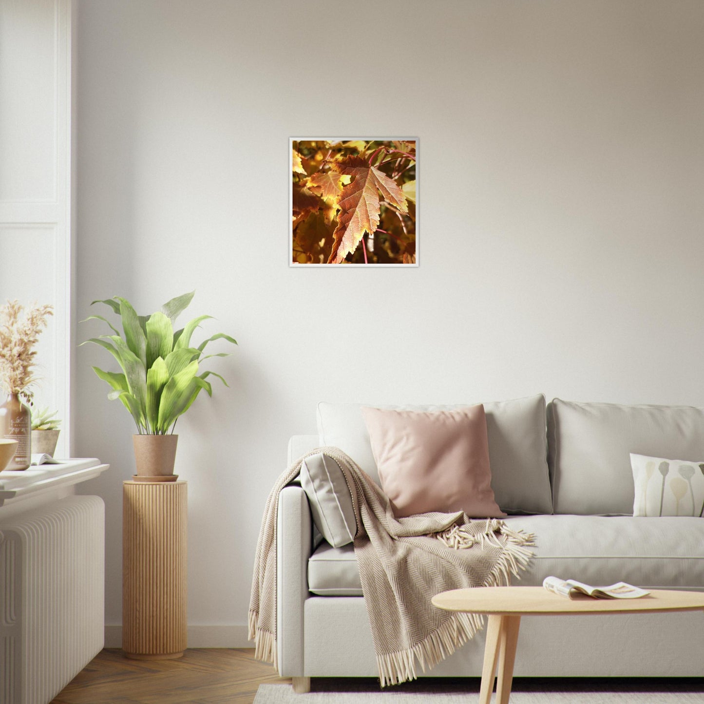 Autumn's Golden Glow - Framed Poster - JDivine