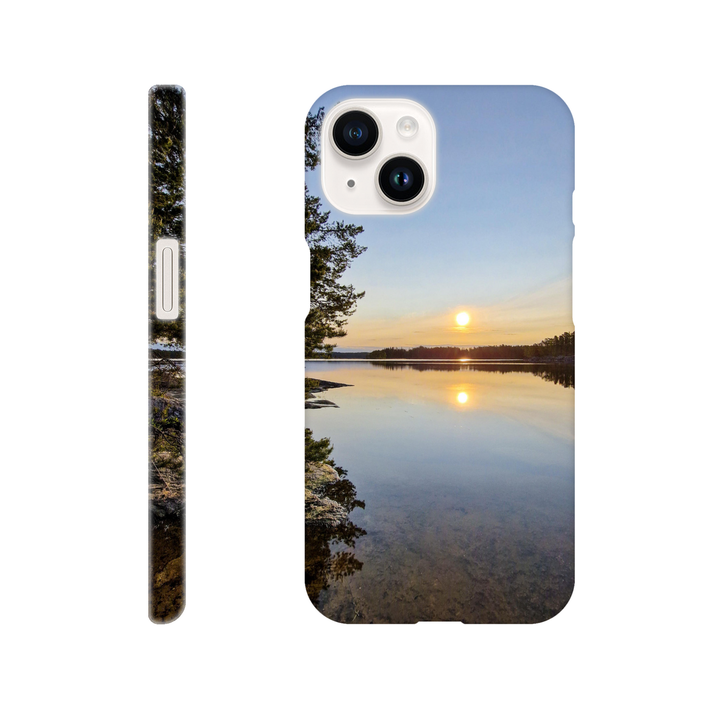Calm Lake Serenity - Slim Phone Case - JDivine