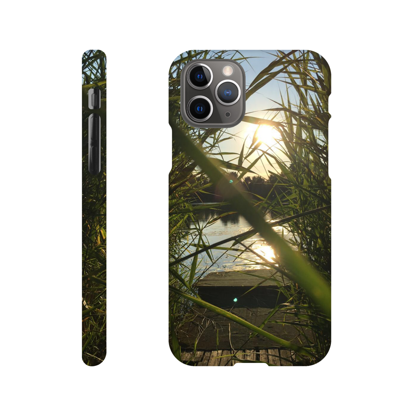 Golden Reed Passage - Slim Phone Case - JDivine