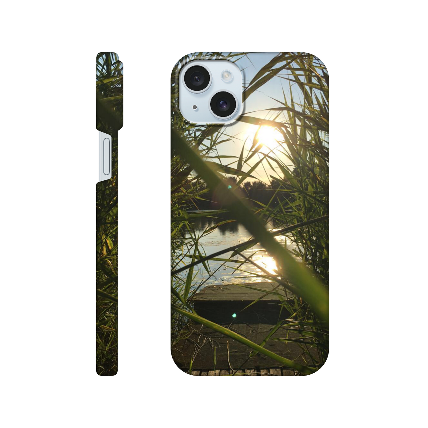 Golden Reed Passage - Slim Phone Case - JDivine