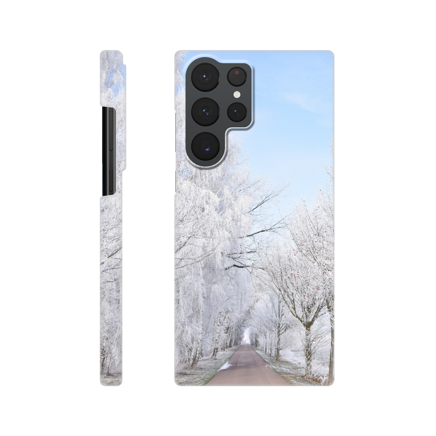 Winter’s Silent Path - Slim Phone Case - JDivine