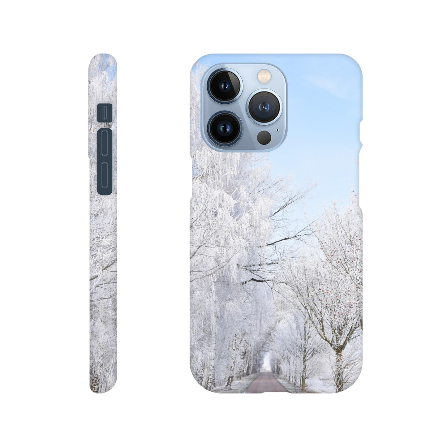 Winter’s Silent Path - Slim Phone Case - JDivine