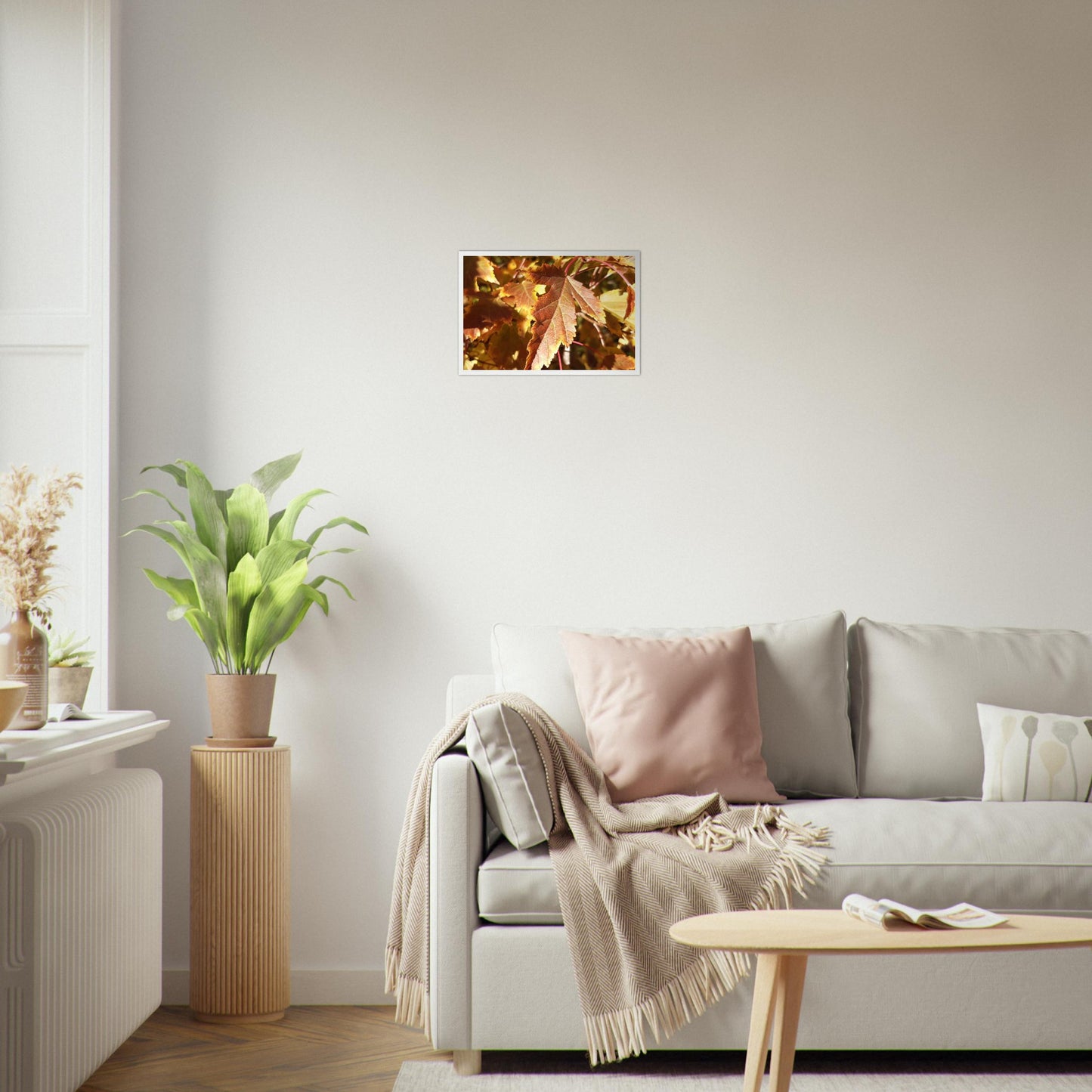 Autumn's Golden Glow - Framed Poster - JDivine