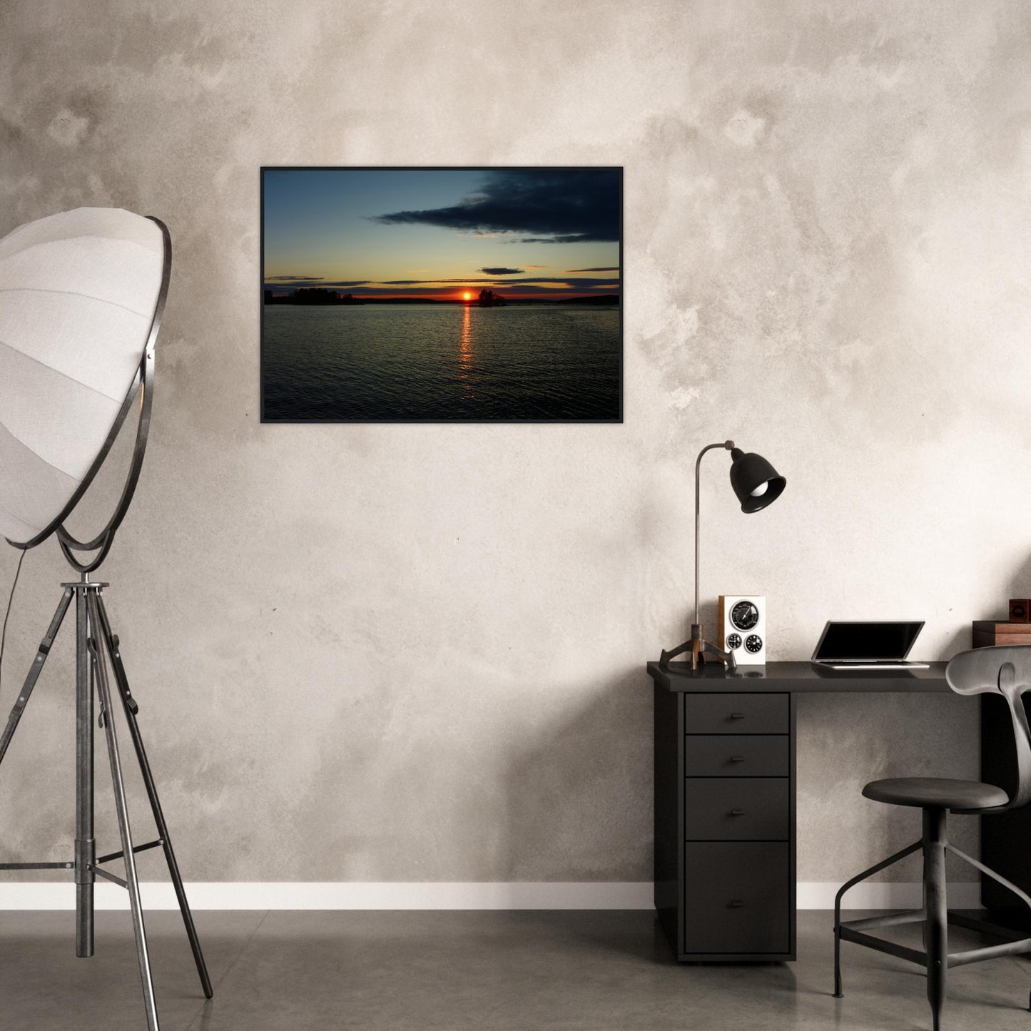 Serene Sunrise - Framed Poster - JDivine