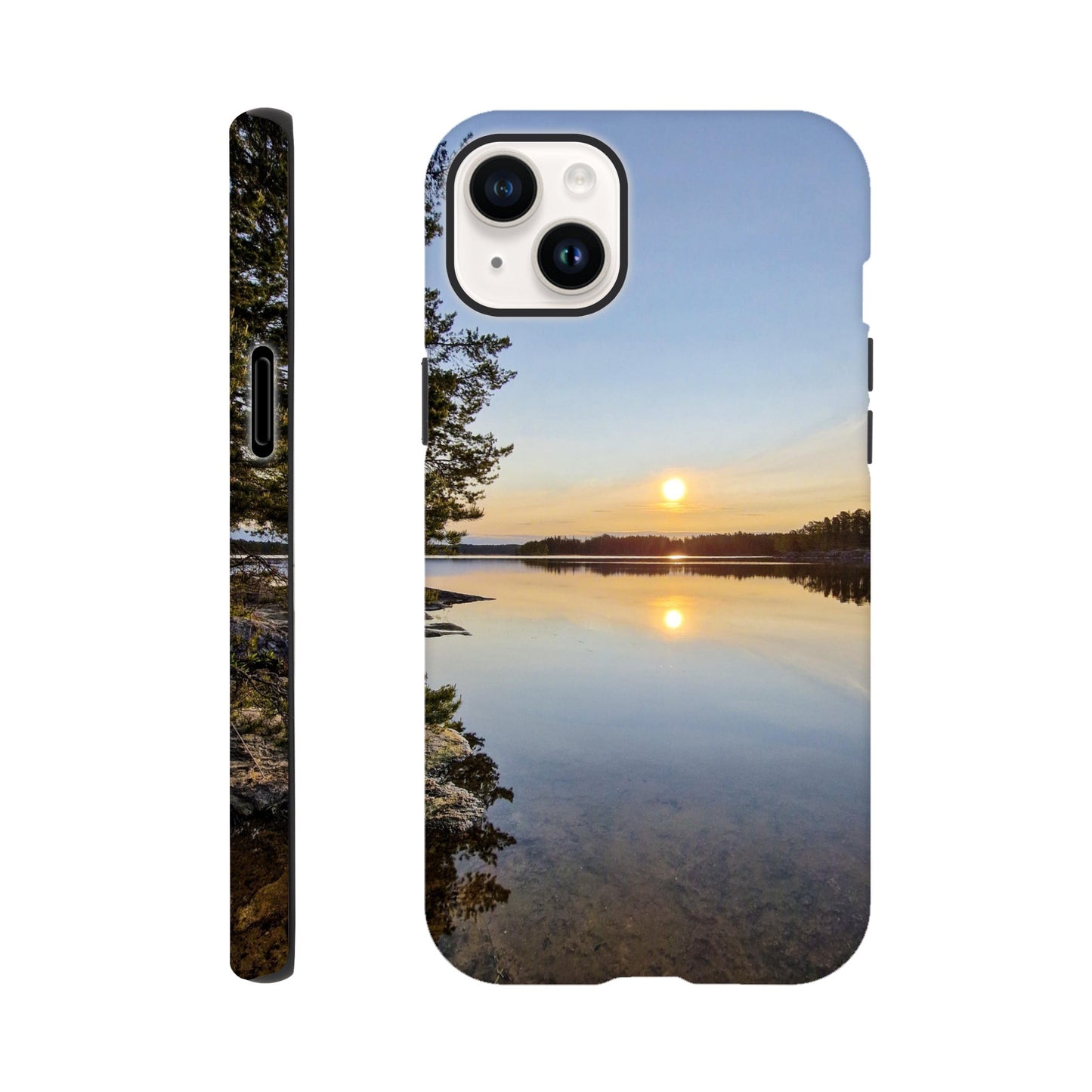 Calm Lake Serenity - Tough Phone Case - JDivine