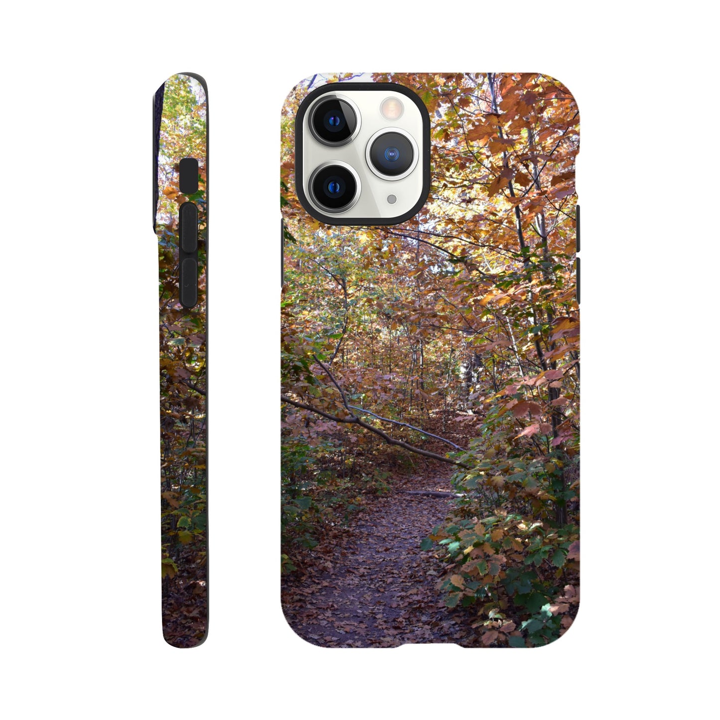 Pathway of Leaves – Tough Phone Case - JDivine