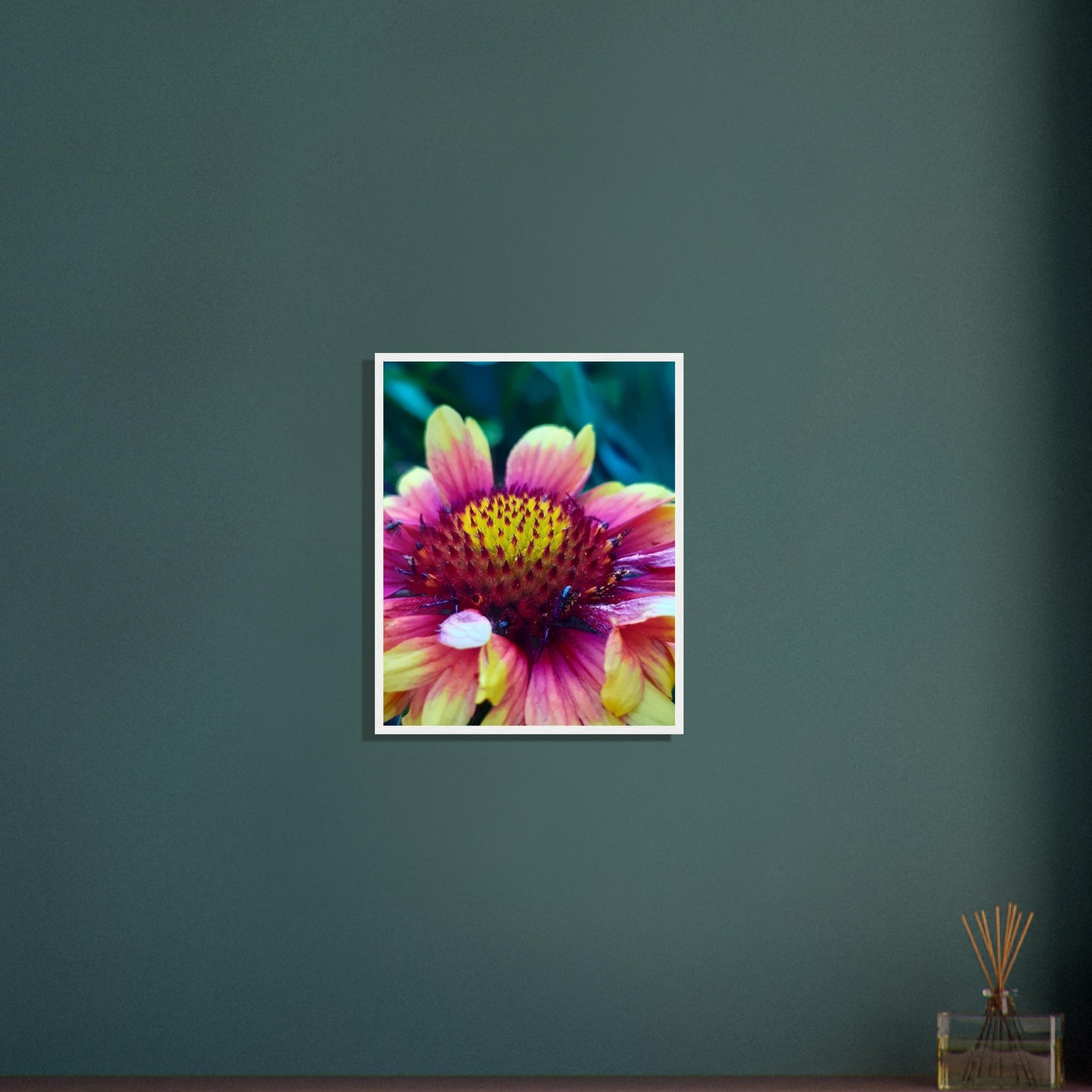 Vibrant Petal Symphony - Framed Poster - JDivine