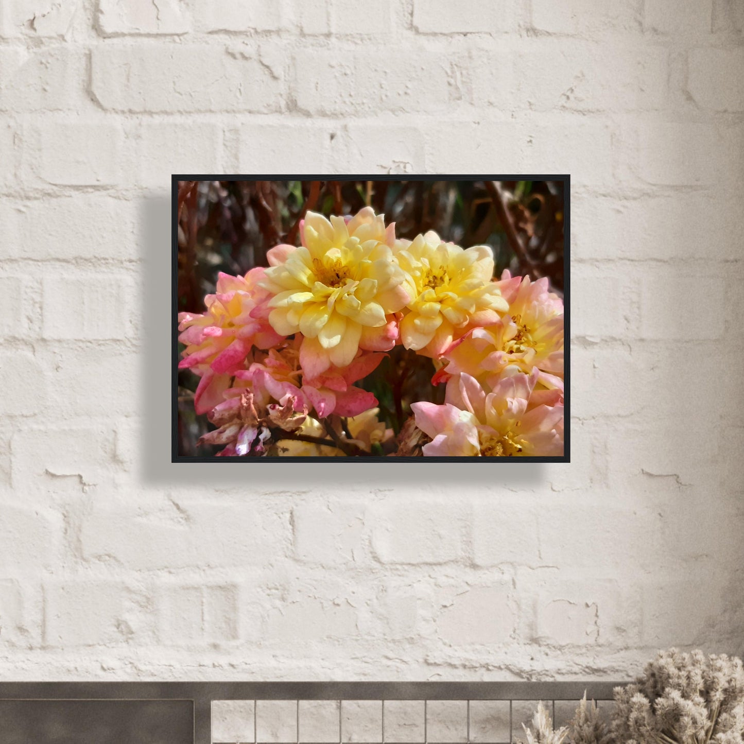 Soft Bloom Harmony - Framed Poster - JDivine