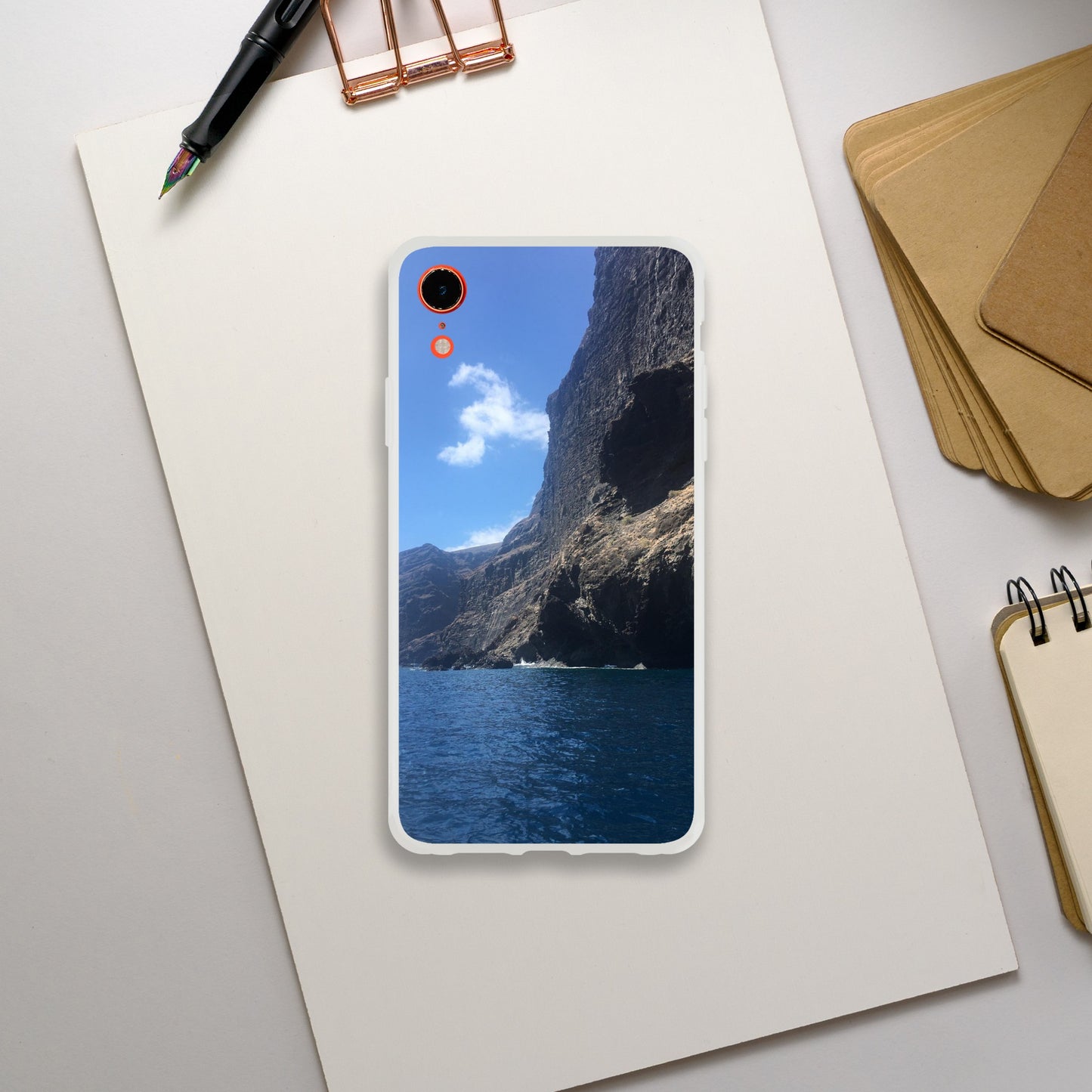 Azure Cliffs Encounter - Flexi Phone Case - JDivine