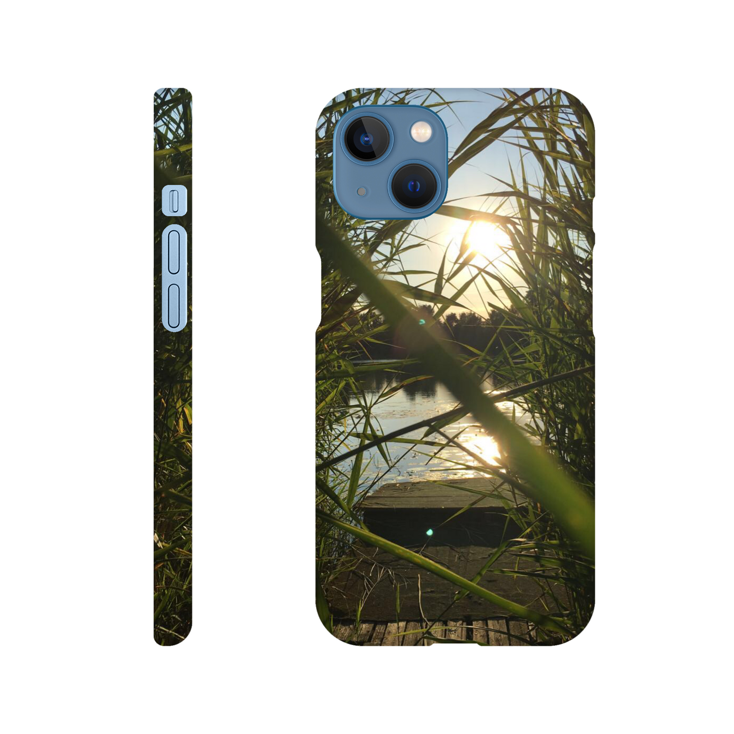 Golden Reed Passage - Slim Phone Case - JDivine