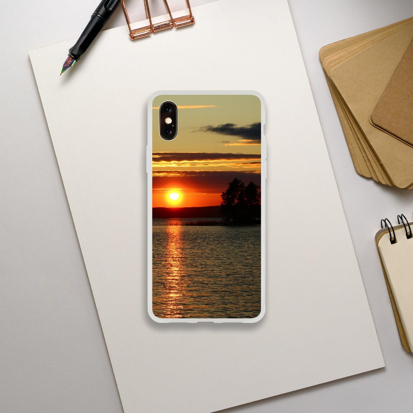 Radiant Sunset Waters - Flexi Phone Case - JDivine