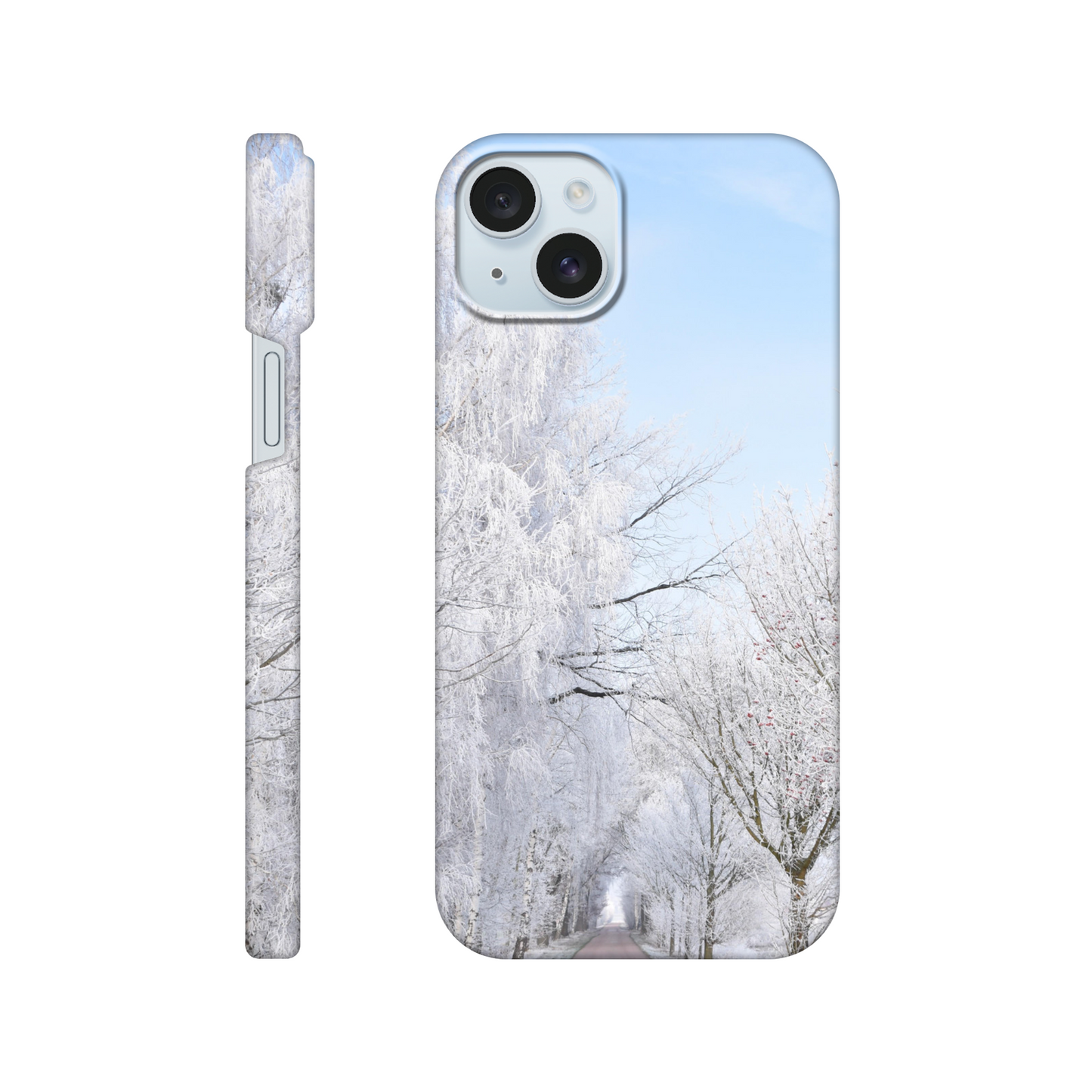 Winter’s Silent Path - Slim Phone Case - JDivine