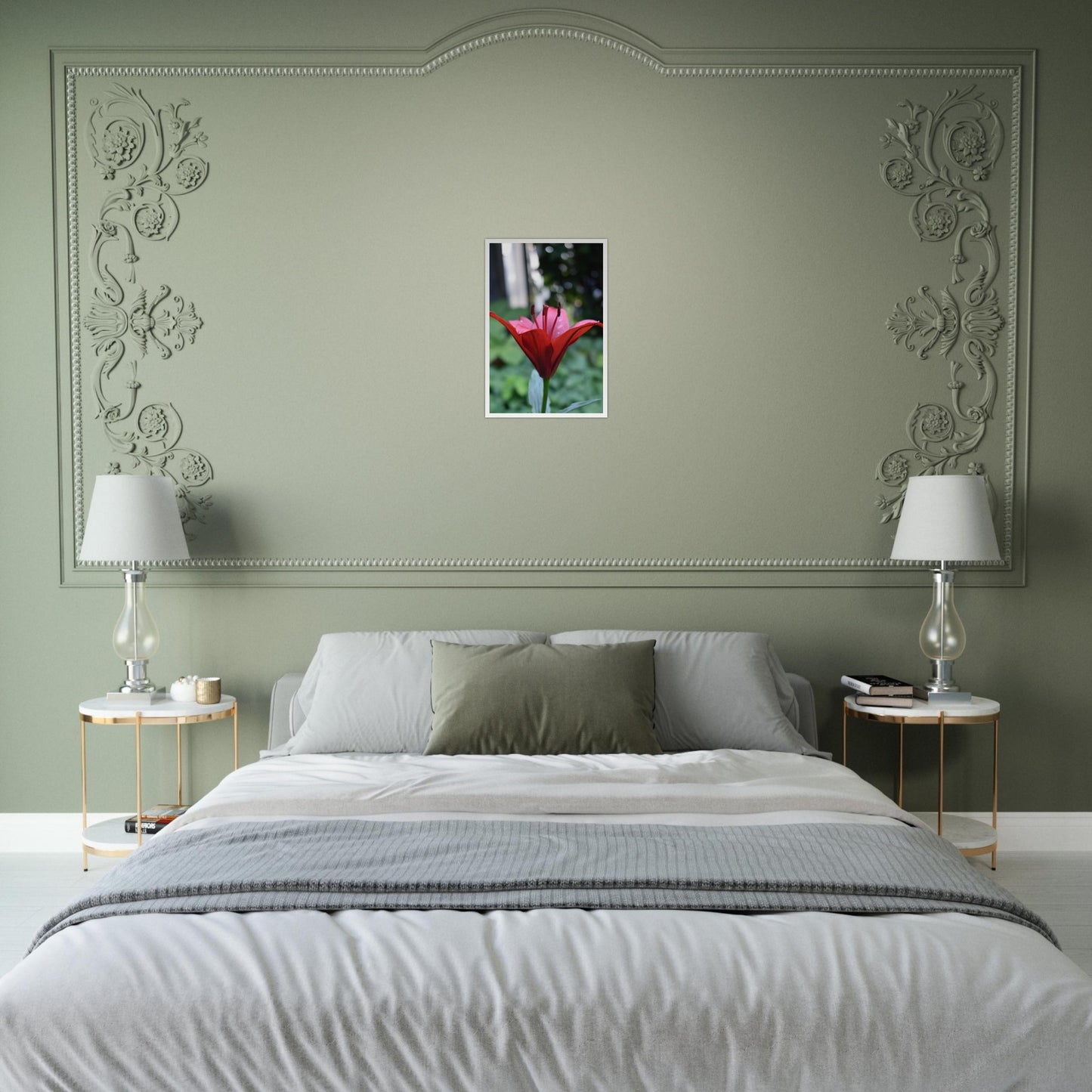 Crimson Embrace - Framed Poster - JDivine