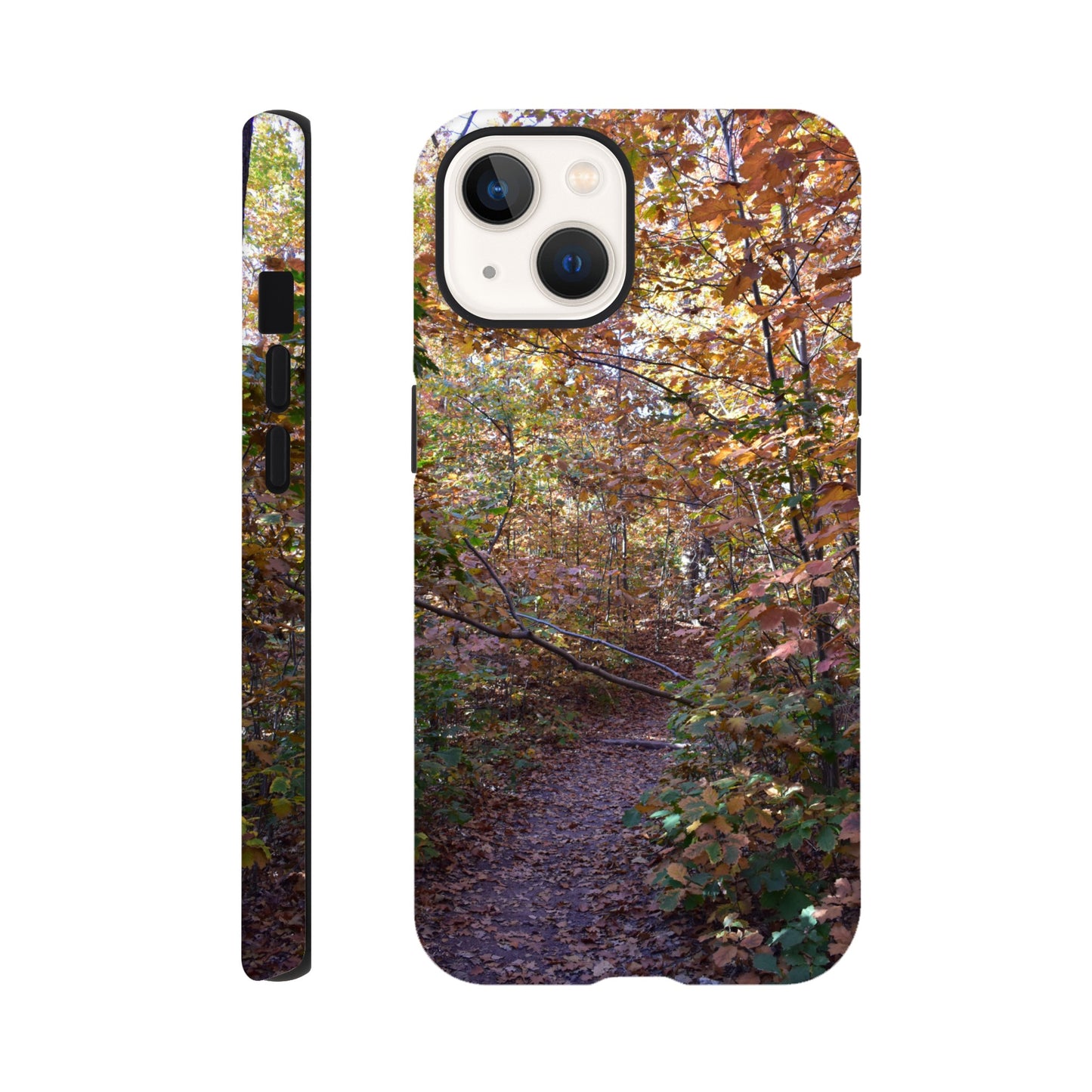 Pathway of Leaves – Tough Phone Case - JDivine