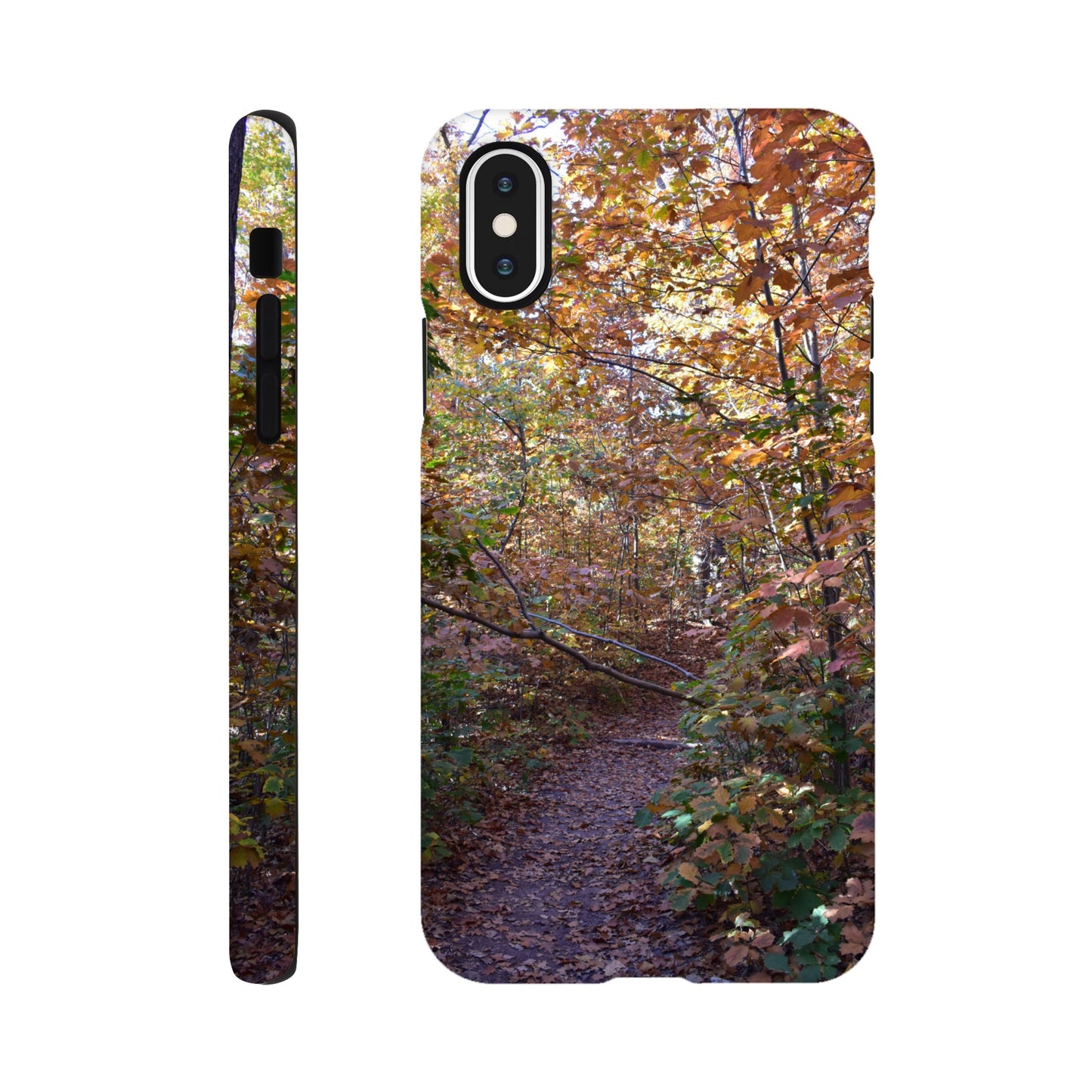 Pathway of Leaves – Tough Phone Case - JDivine