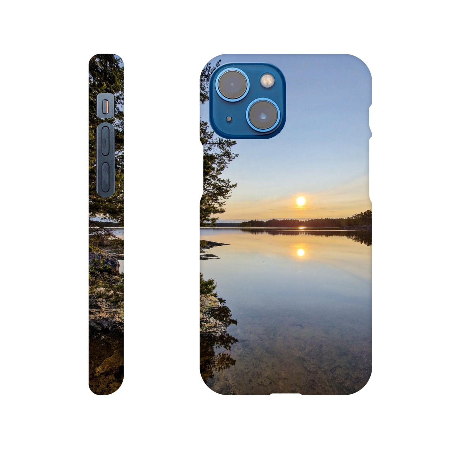 Calm Lake Serenity - Slim Phone Case - JDivine