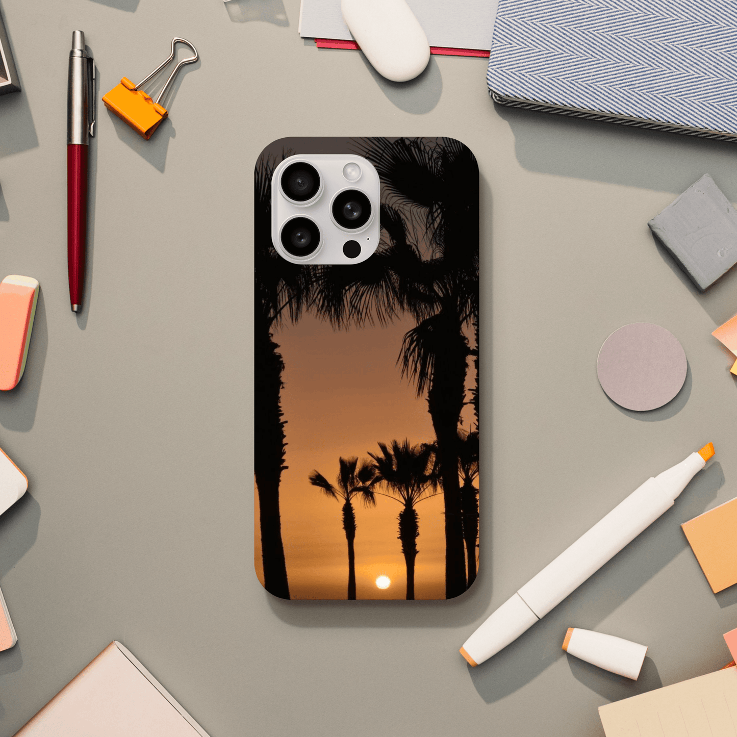 Twilight Palms Silhouette - Tough Phone Case - JDivine