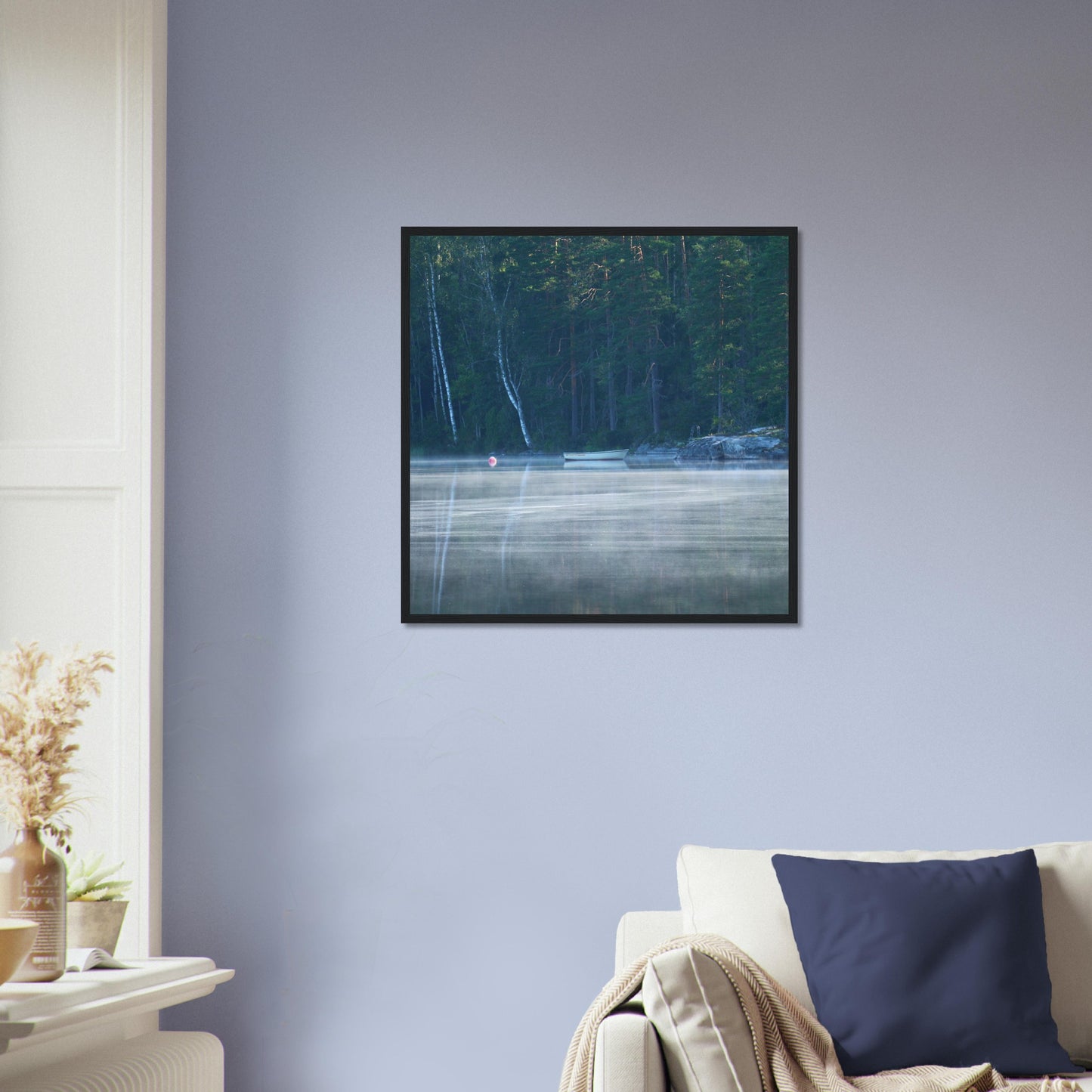 Misty Morning Calm - Framed Poster - JDivine
