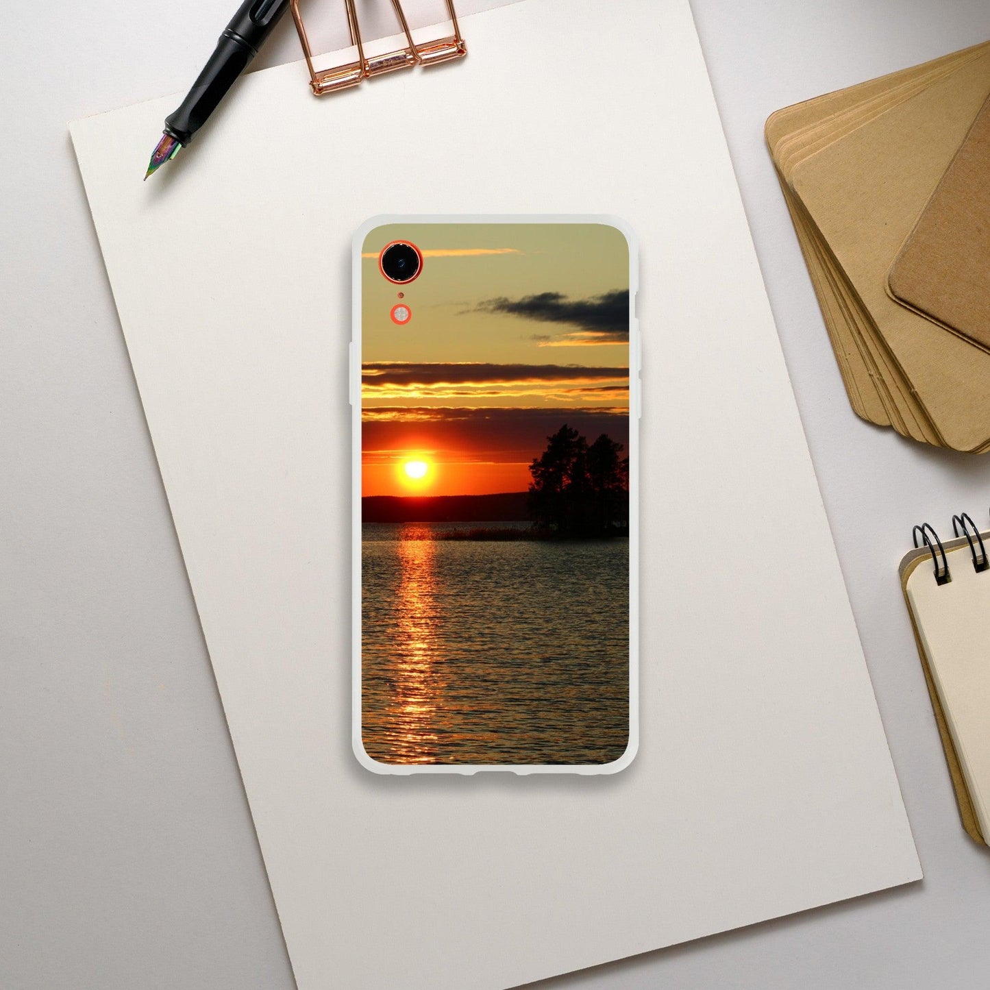 Radiant Sunset Waters - Flexi Phone Case - JDivine