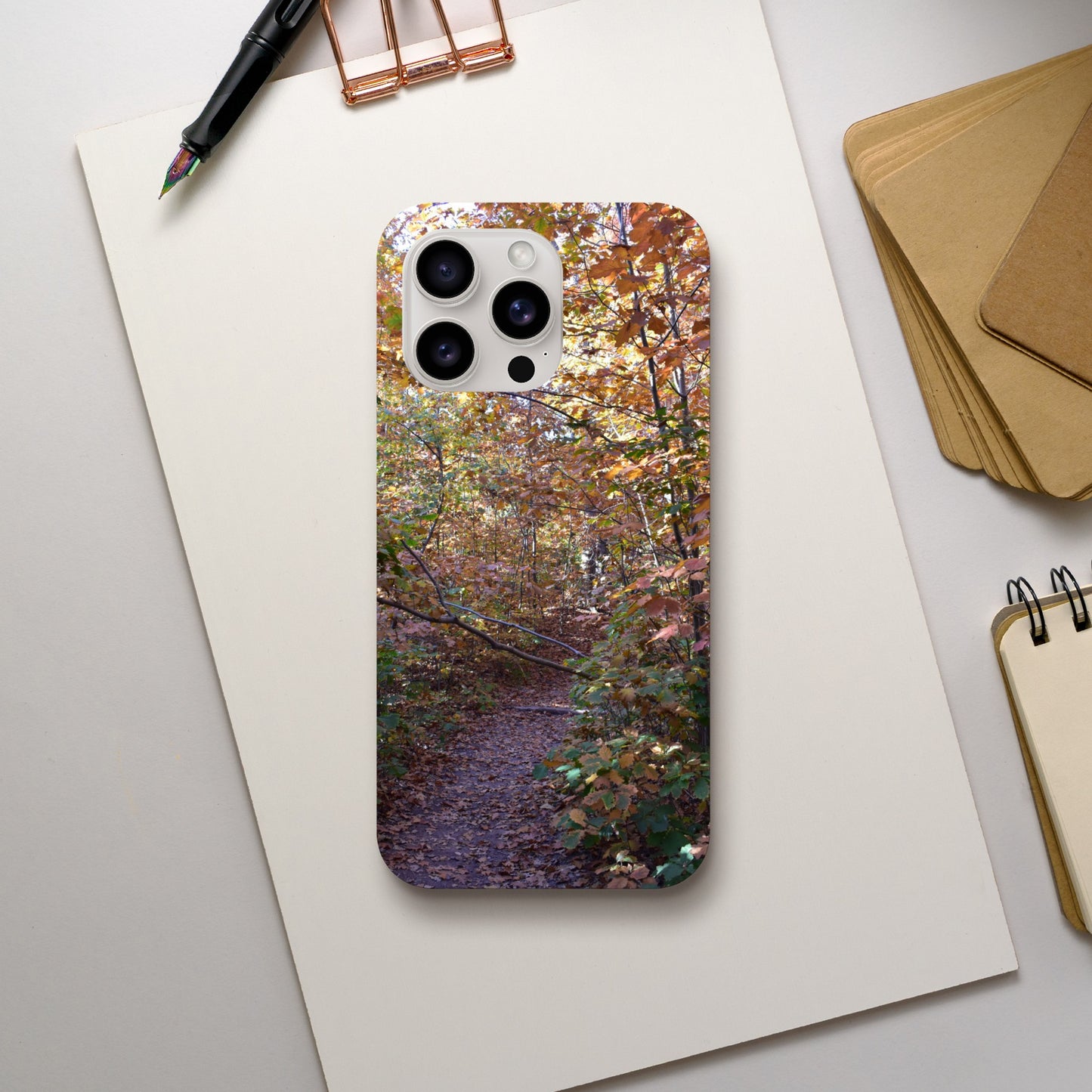 Pathway of Leaves – Tough Phone Case - JDivine