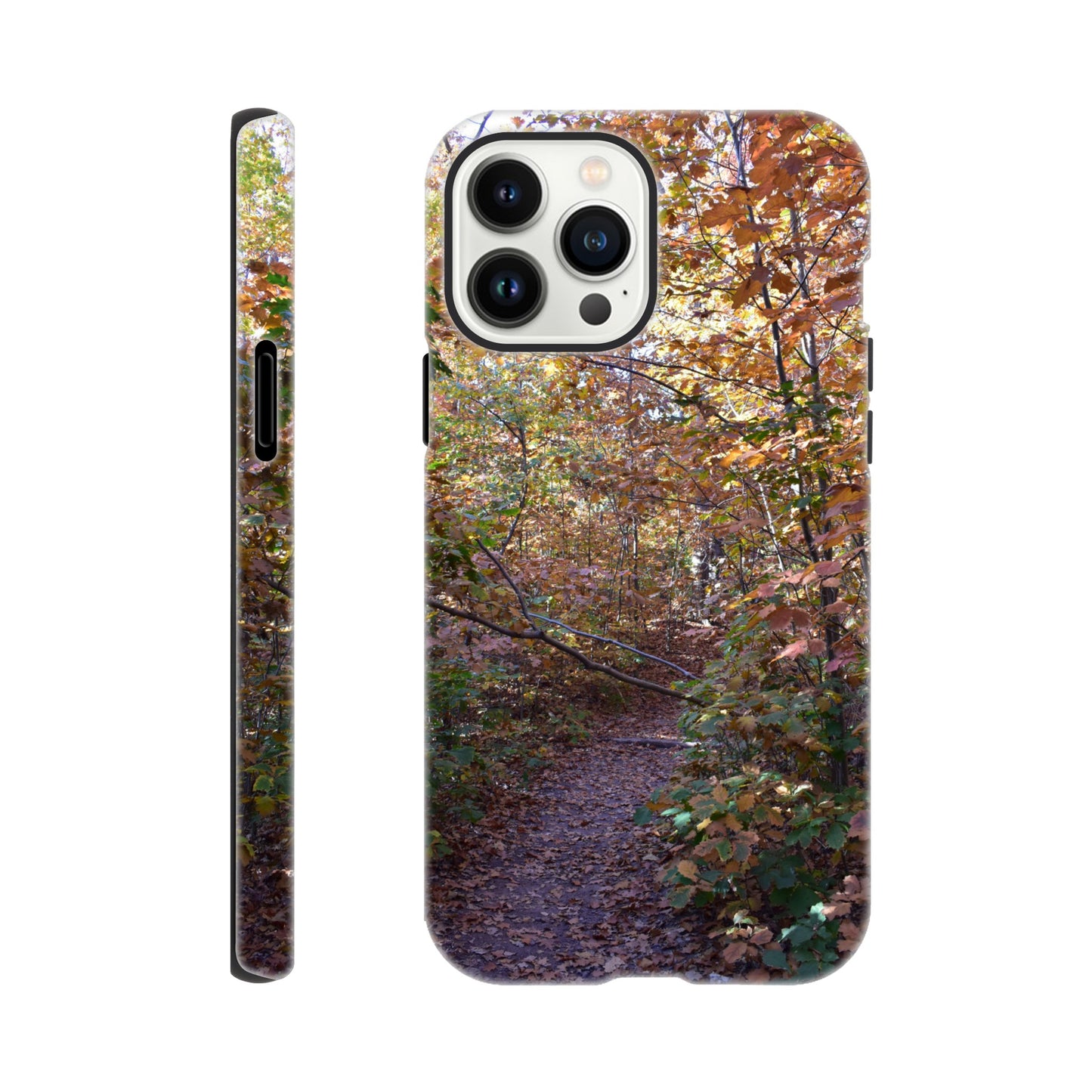 Pathway of Leaves – Tough Phone Case - JDivine